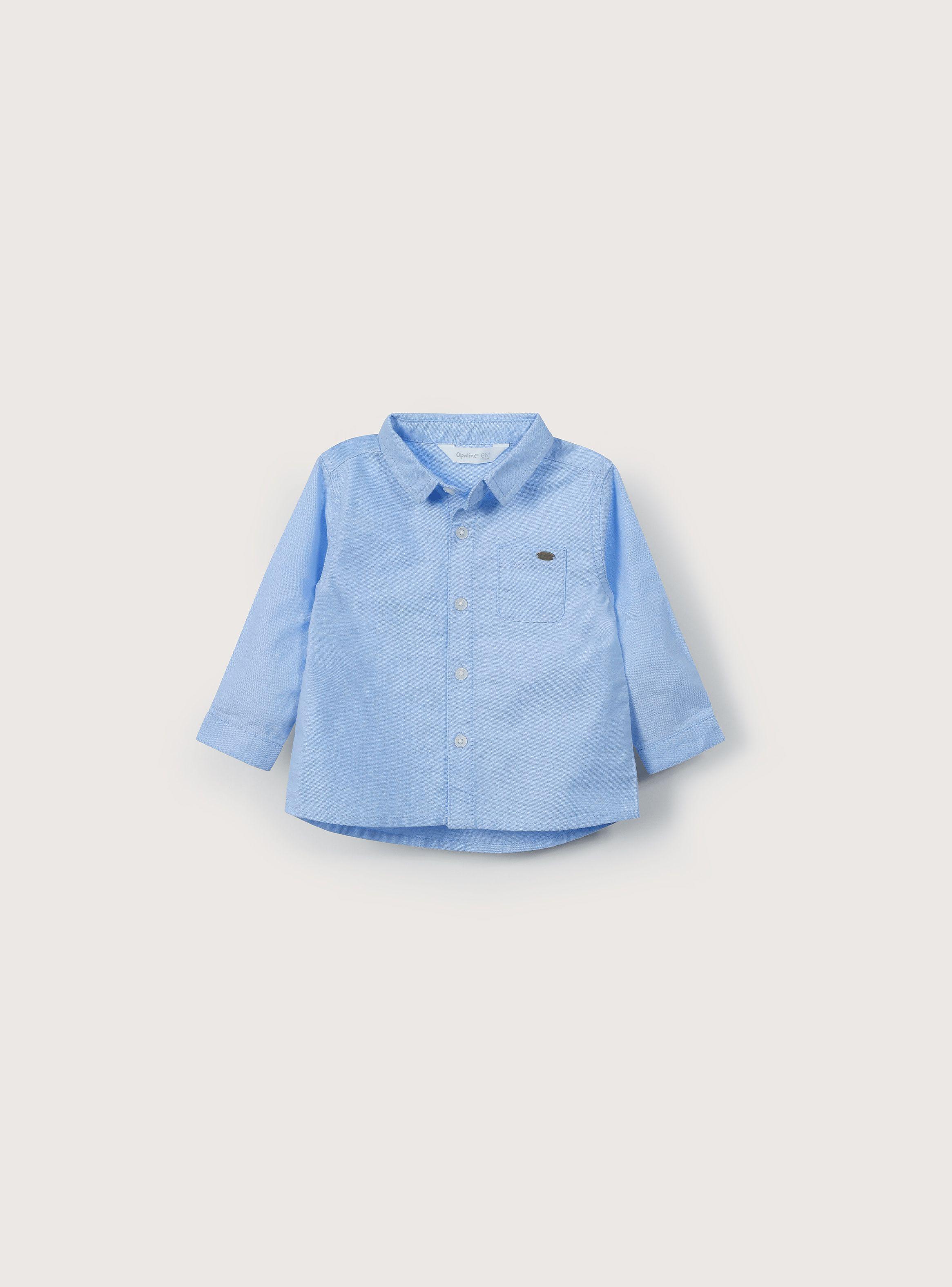 Camisa Niño Celeste 39720 Opaline-0