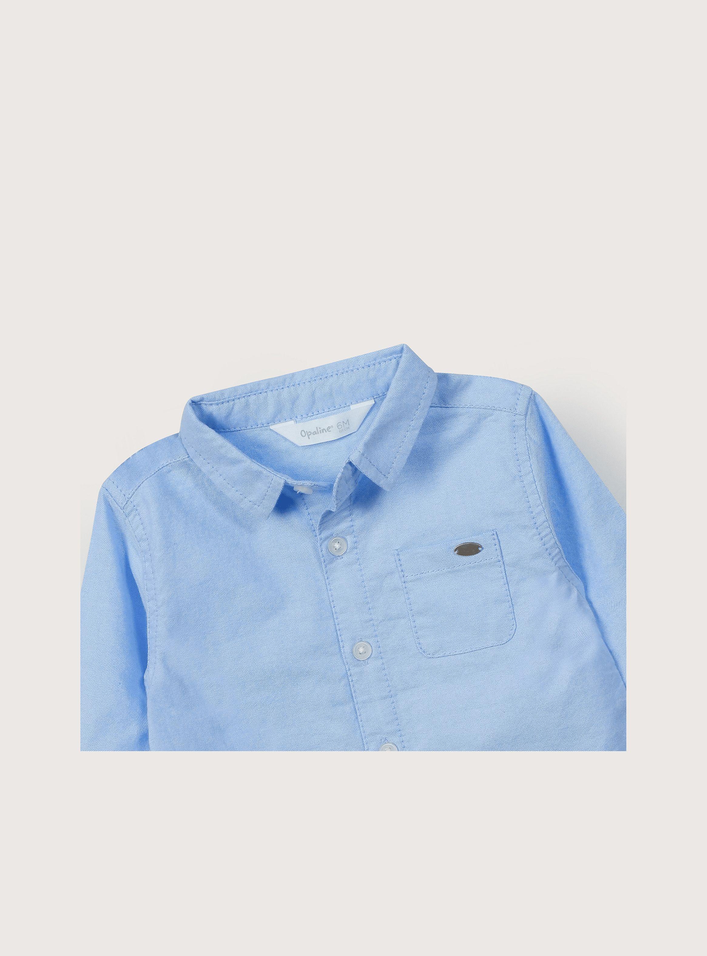 Camisa Niño Celeste 39720 Opaline-2