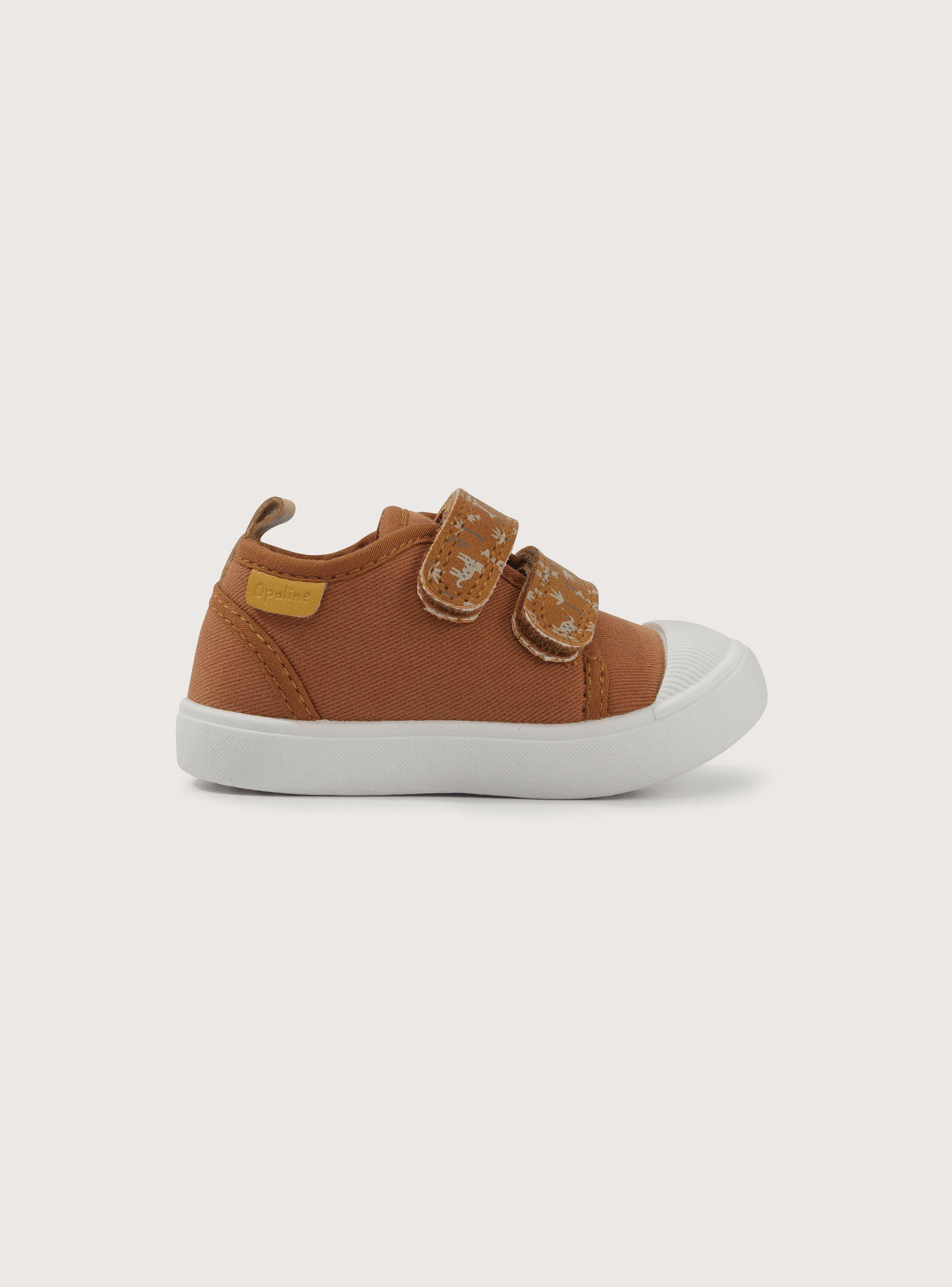 Zapatilla Lona Primeros Pasos Café de Niño-1