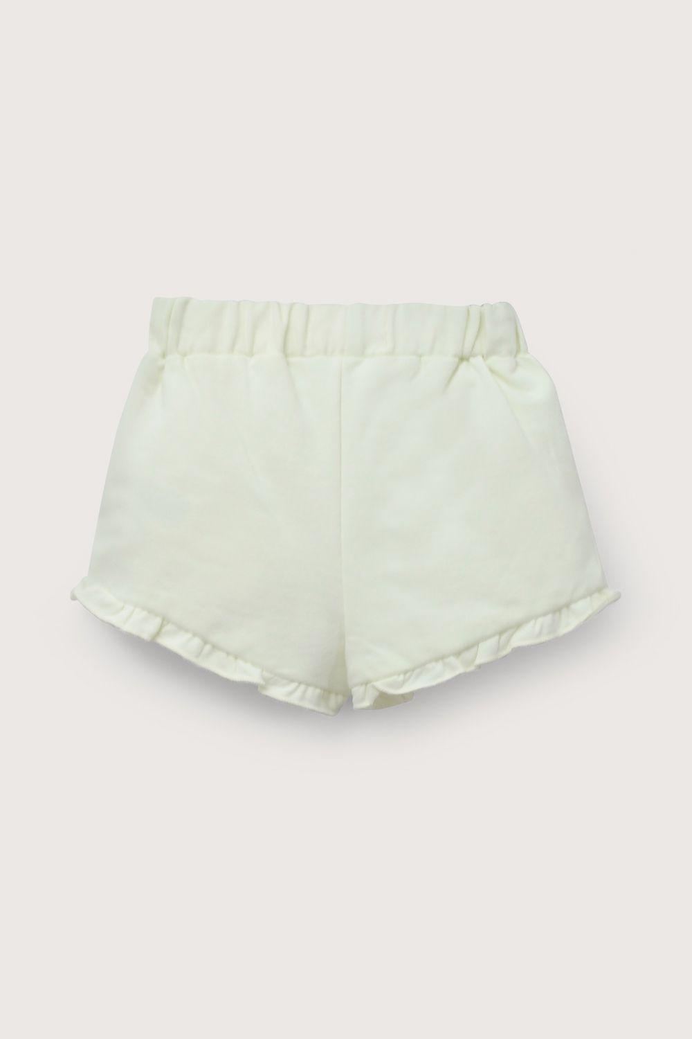 Short amarillo de bebé niña-2