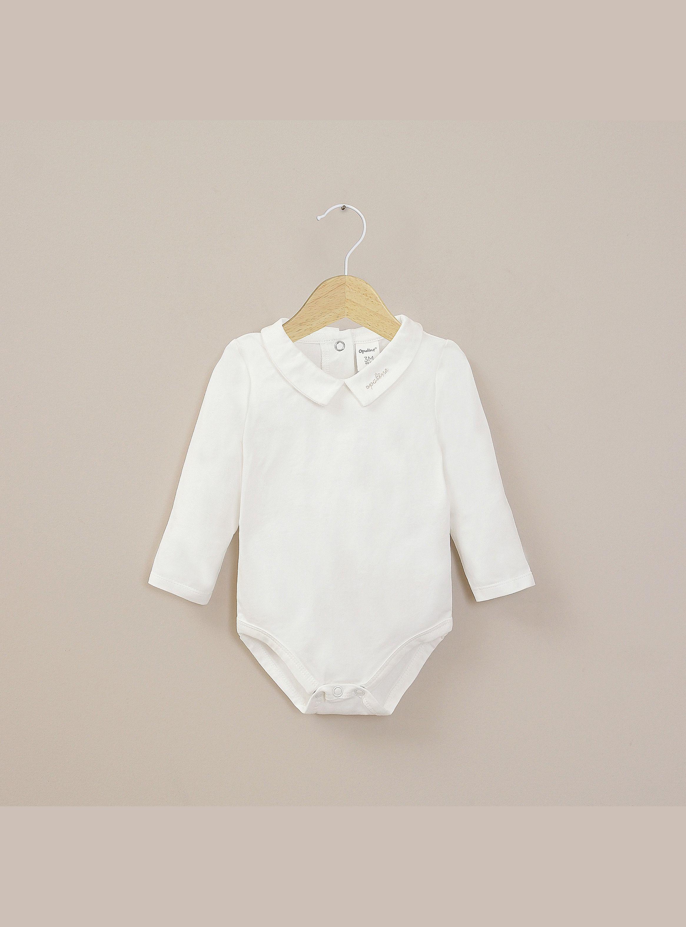 Body Bebe Niño Blanco-0