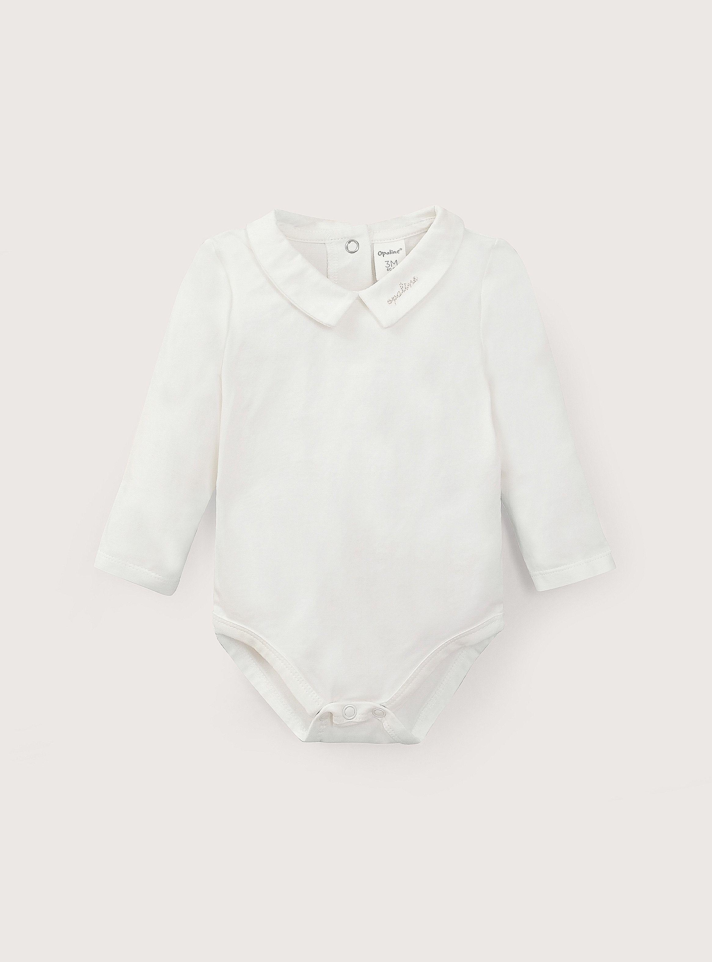 Body Bebe Niño Blanco-1