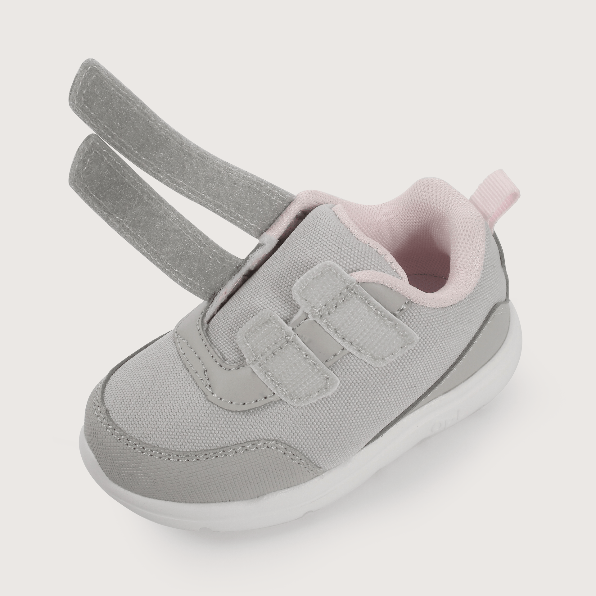 Zapatilla deportiva gris de niña-6