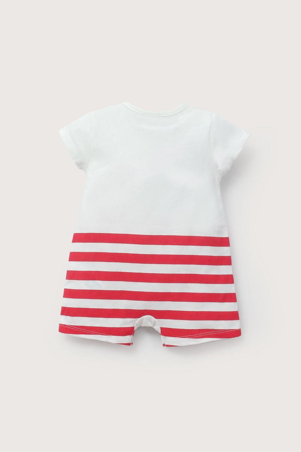 Bombacho rojo navidad de bebé-2