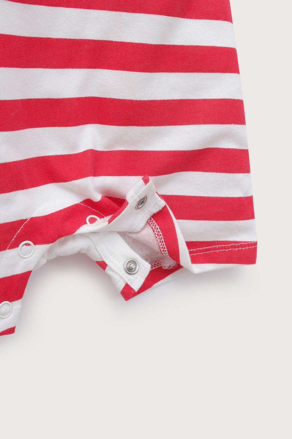 Bombacho rojo navidad de bebé-4