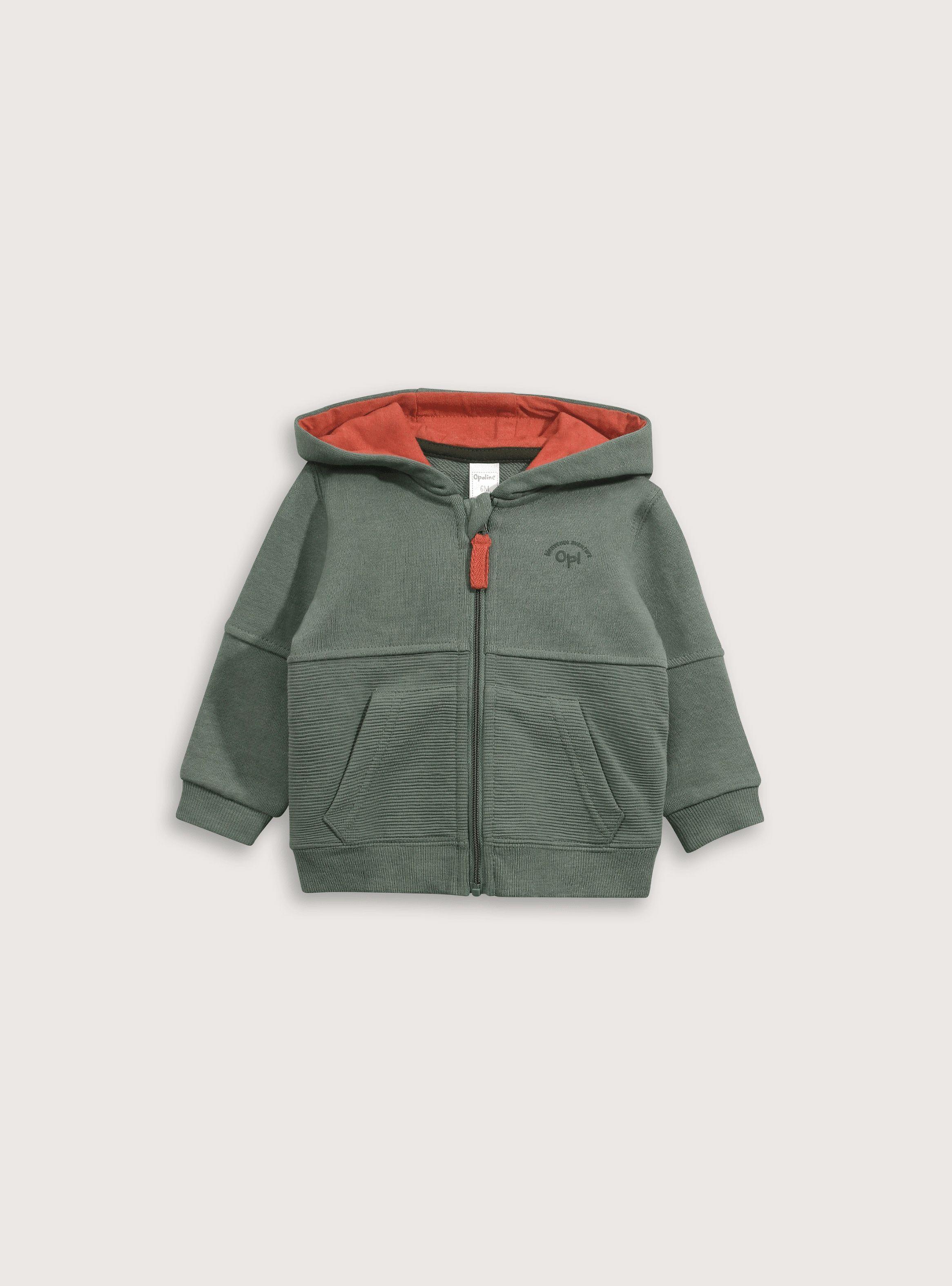 Poleron Niño Verde militar 39553 Opaline-0