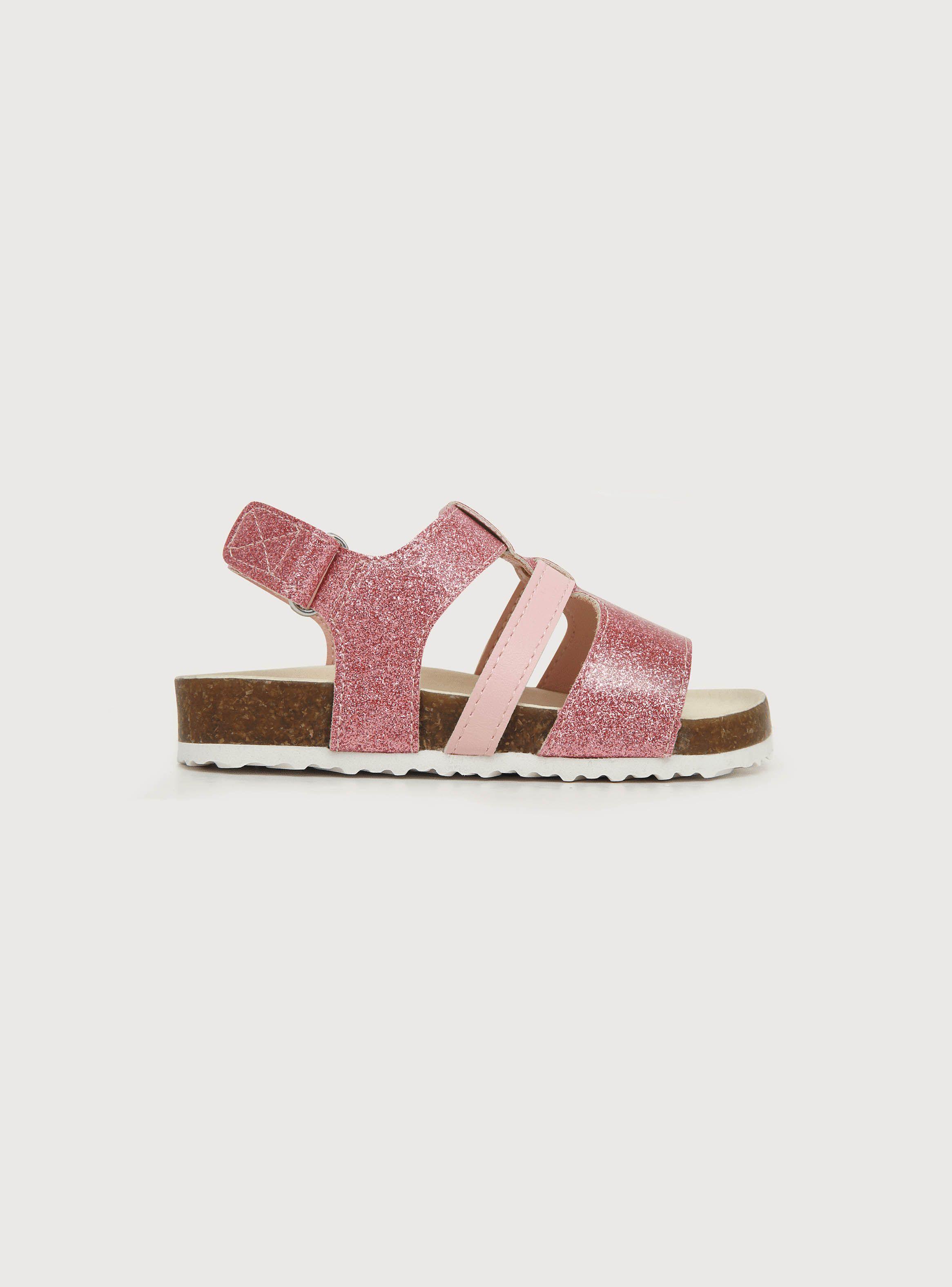 Sandalia De Niña Urbana Glitter Rosado (20 A 29) Opaline-1