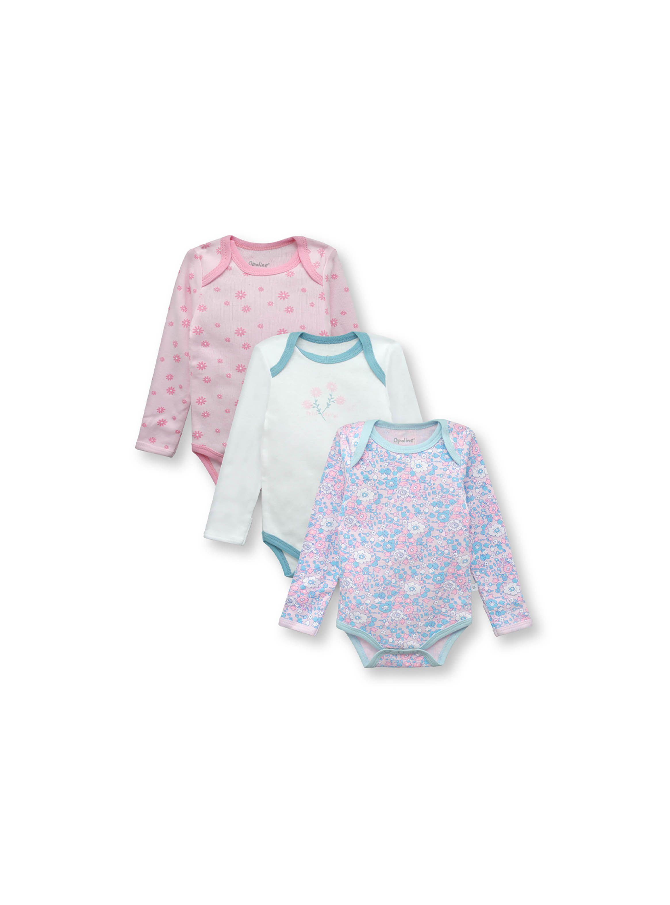 Pack Bodies De Bebé Rosado (Rn A 18 Meses) Opaline-0