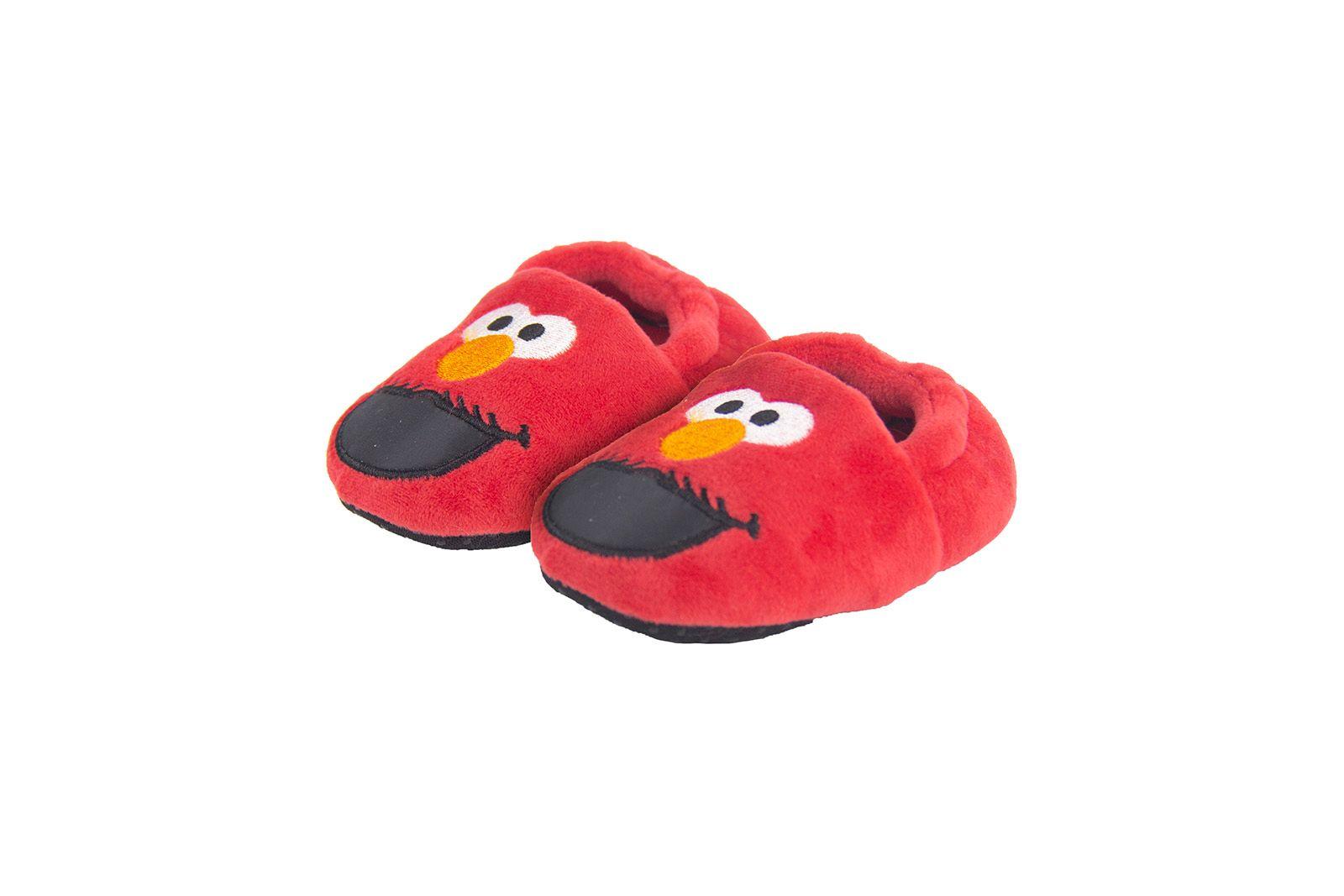 Pantufla bebé roja Elmo-0