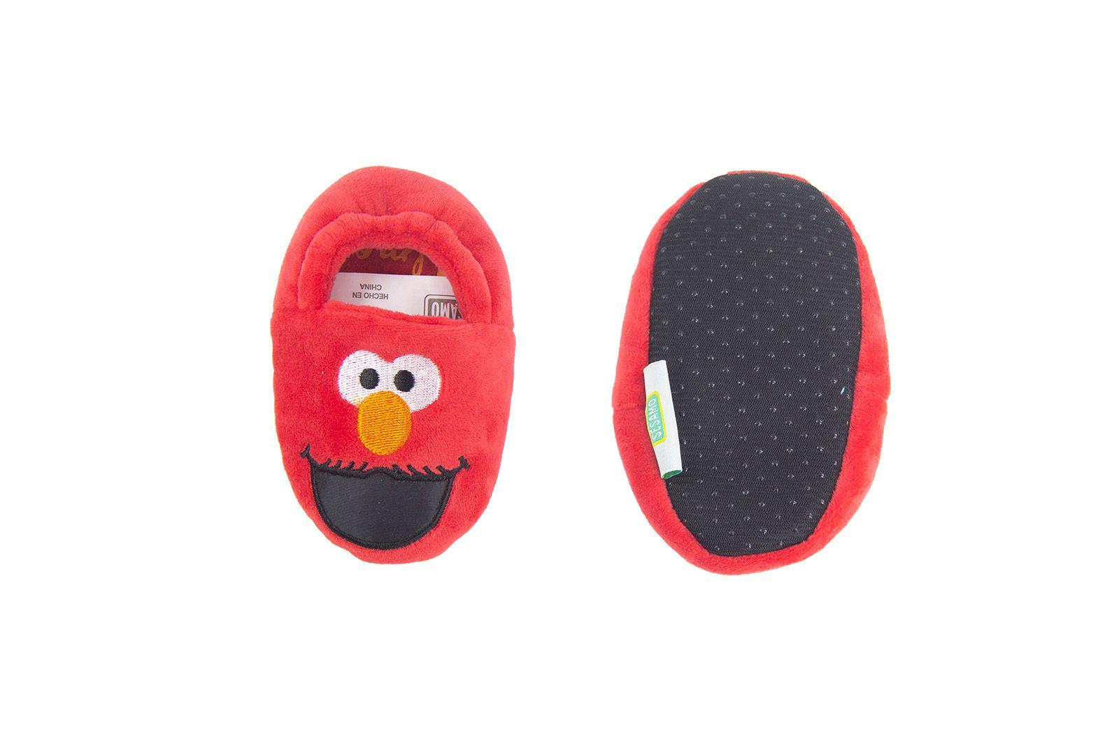 Pantufla bebé roja Elmo-2