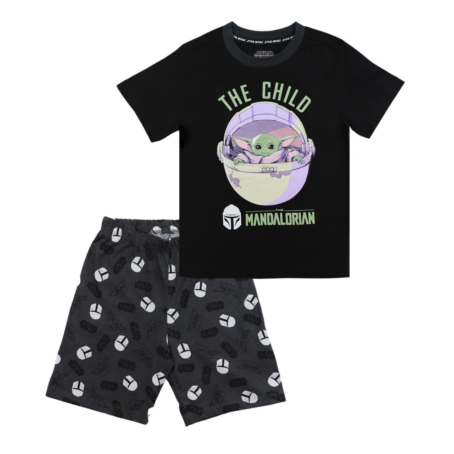 Pijama Niño Grogu Care Negro Star Wars-0