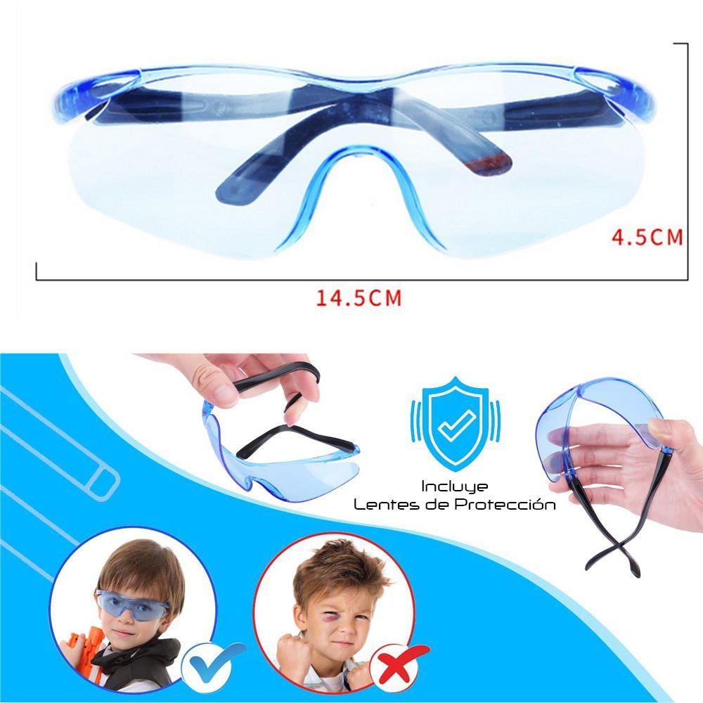 Kit Chaleco Táctico Para Niños Nerf Dardos Guns N-strike-3