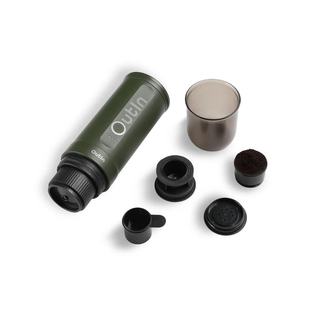Máquina De Café Espresso Eléctrica Portátil Outin Nano Verde-5