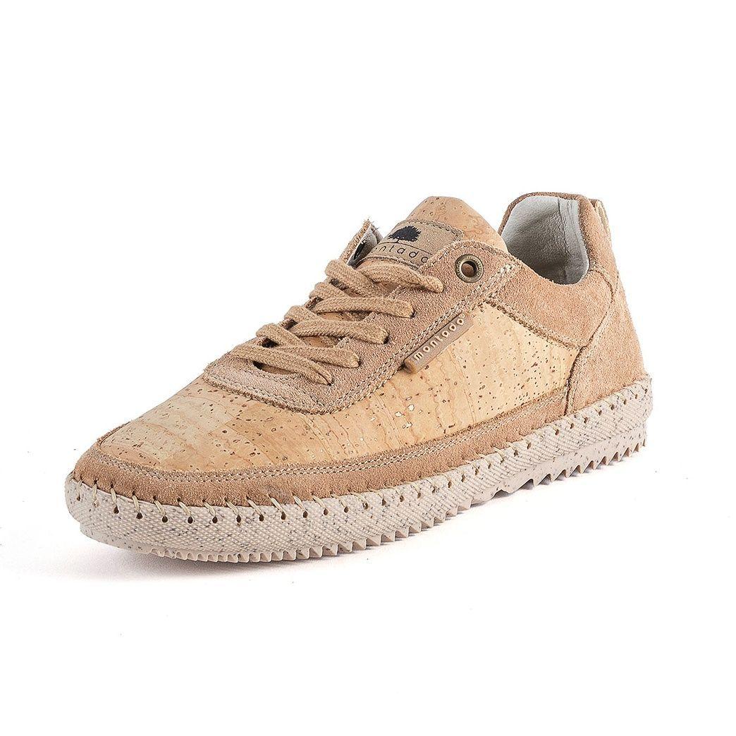 Zapatillas super confort cuero de corcho natural sustentable-0