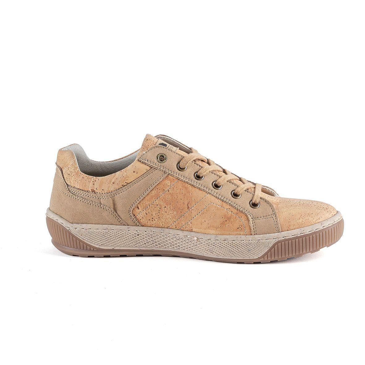 Zapatillas Trancoso hombre cuero de corcho natural sustentable-3