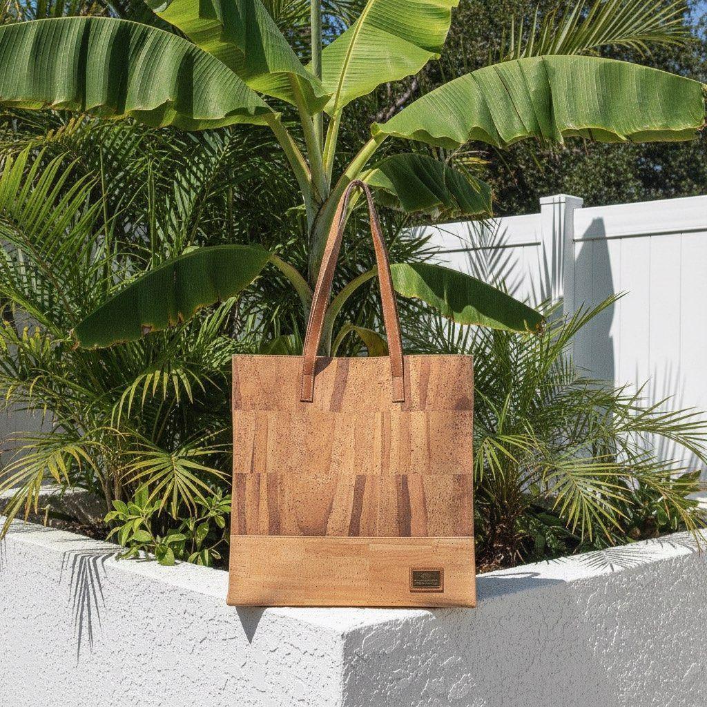 Cartera Nazaré mujer cuero de corcho natural, SINTRA, Made in Portugal-5