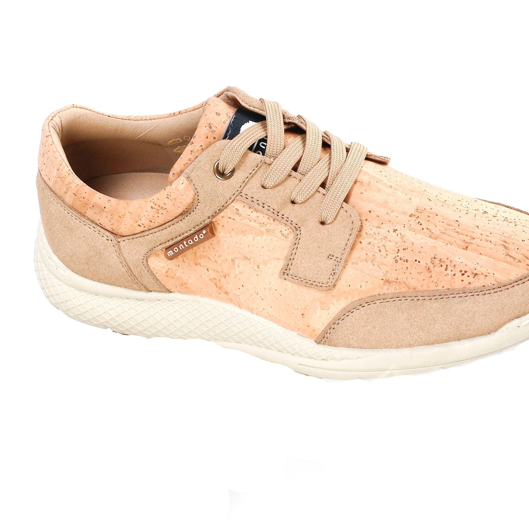 Zapatillas de hombre cuero de corcho natural sustentable-1