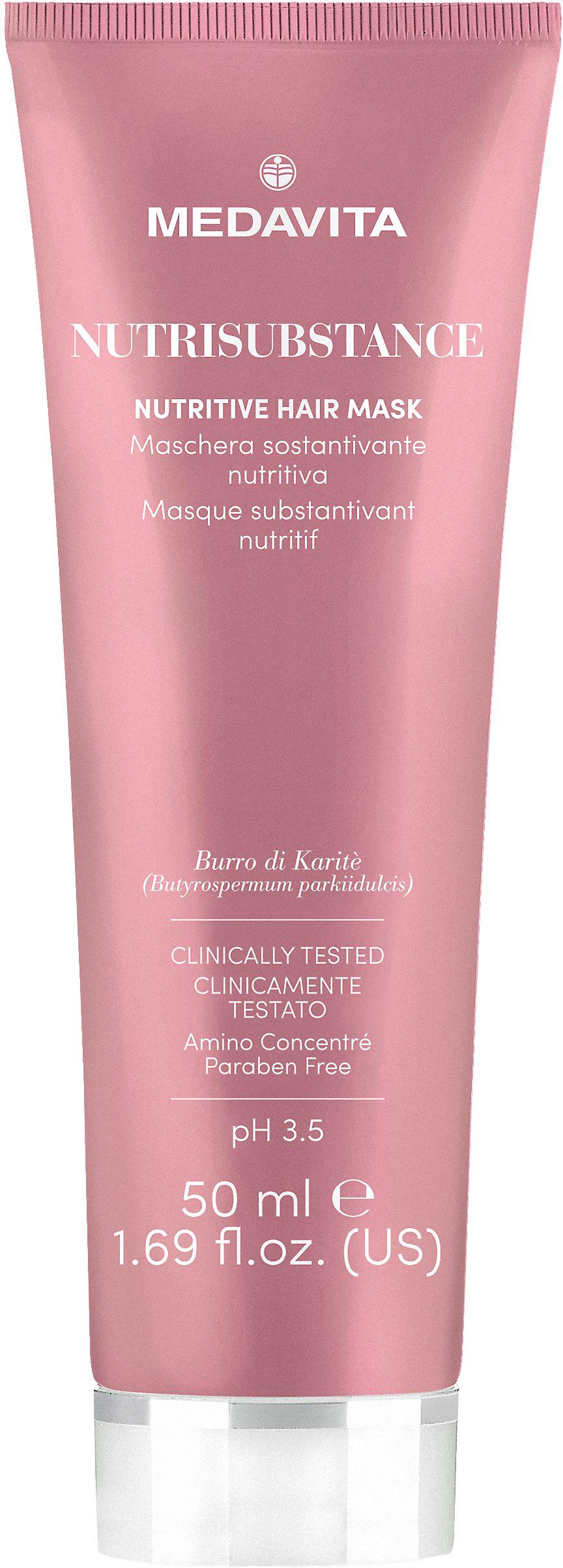 Pack Medavita Shampoo nutricion 250ml + Mascara nutricion 150ml + Leave in  reparativa nutritiva-2