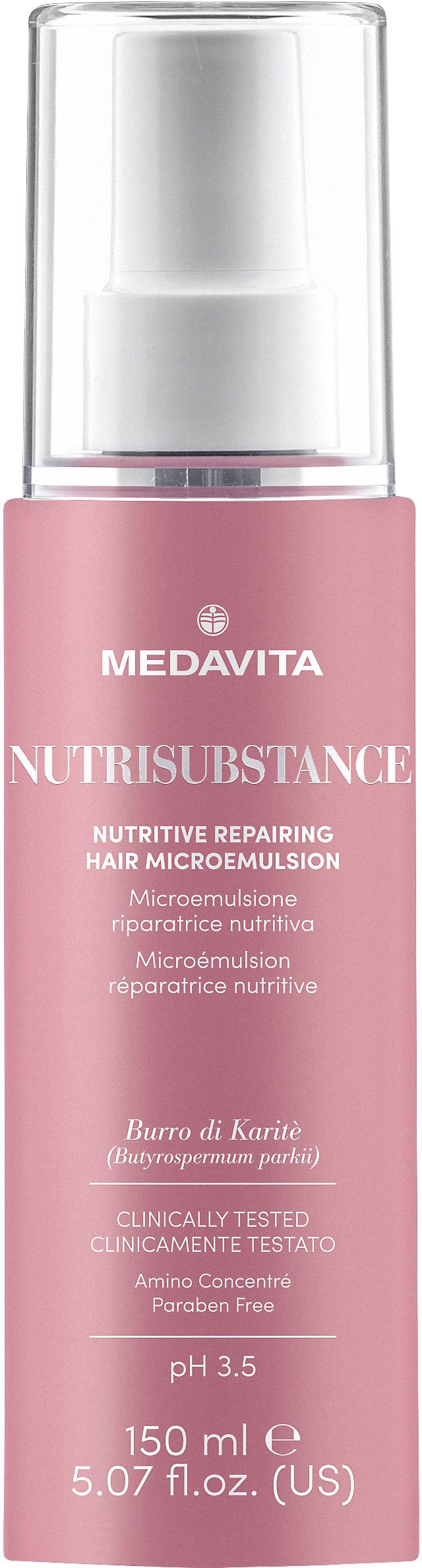 Pack Medavita Shampoo nutricion 250ml + Mascara nutricion 150ml + Leave in  reparativa nutritiva-3