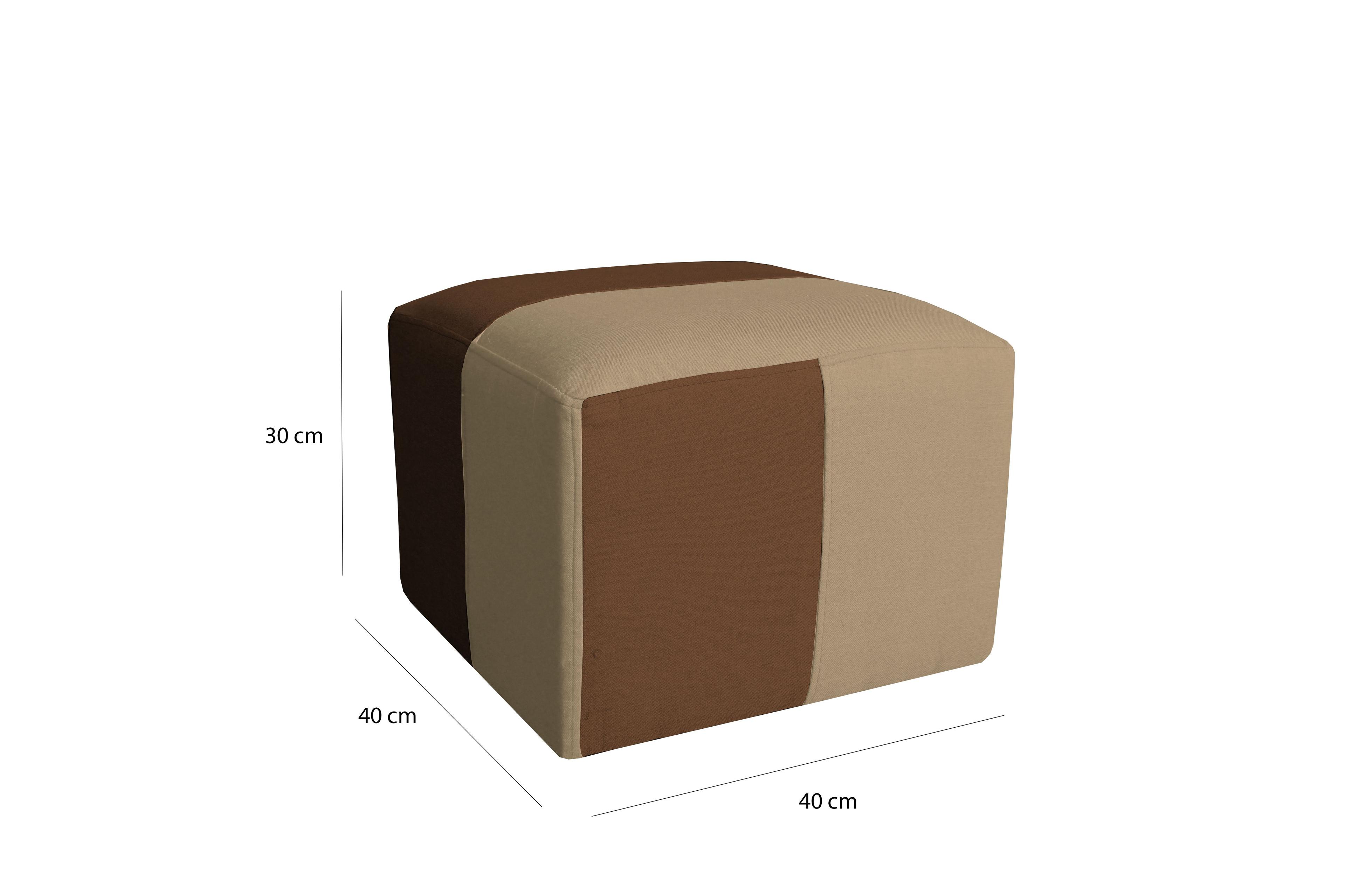 SOFA +2 PUFF BENJAMIN  BEIGE CAFE-3