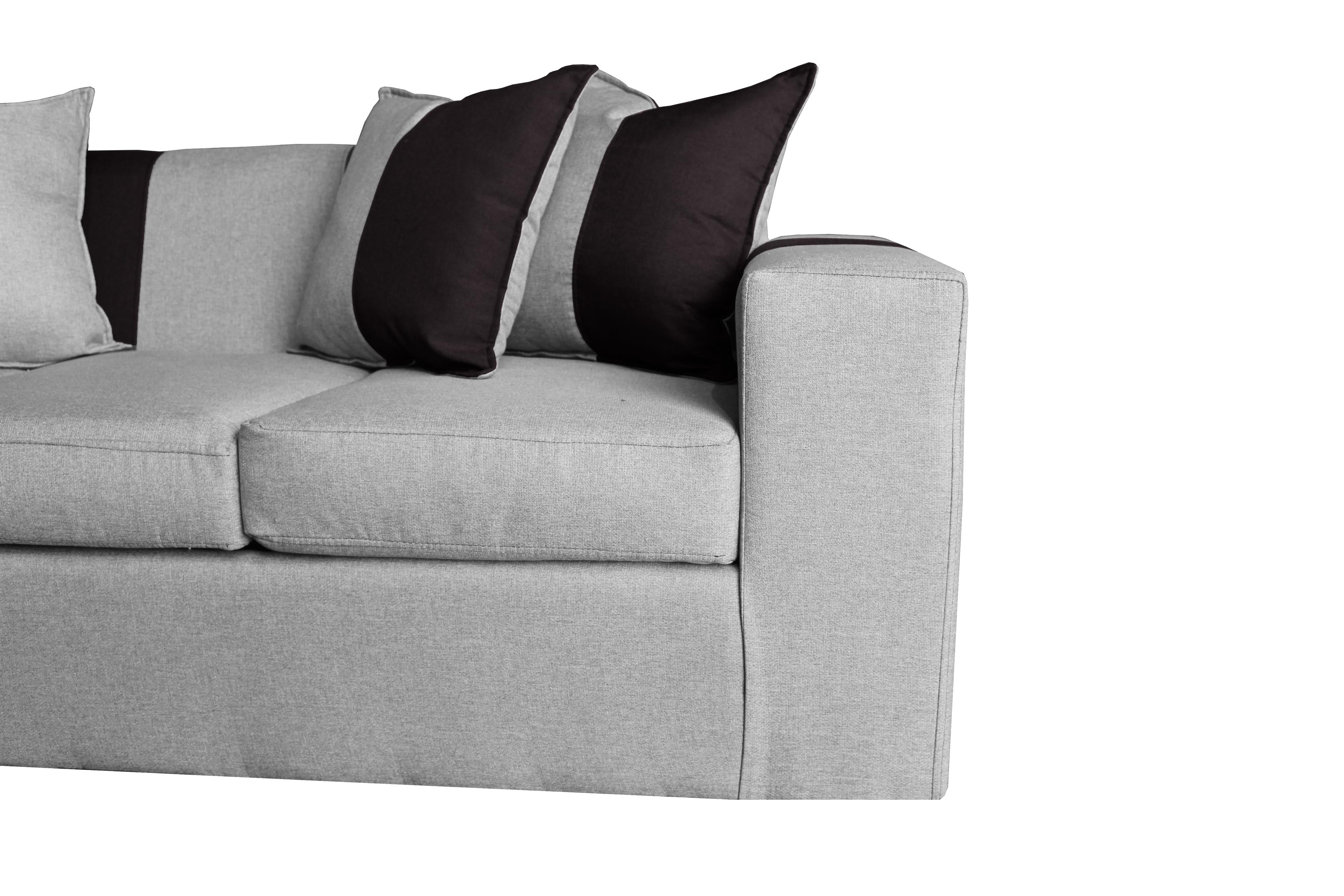 SOFA + 2 PUFF BENJAMIN GRIS NEGRO-4