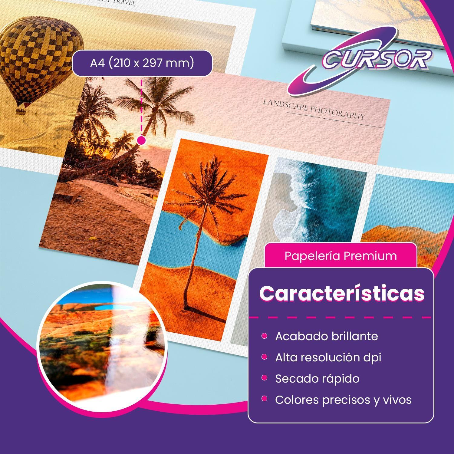 Papel Fotografico Glossy A4 230gr 100 Hjs.-2