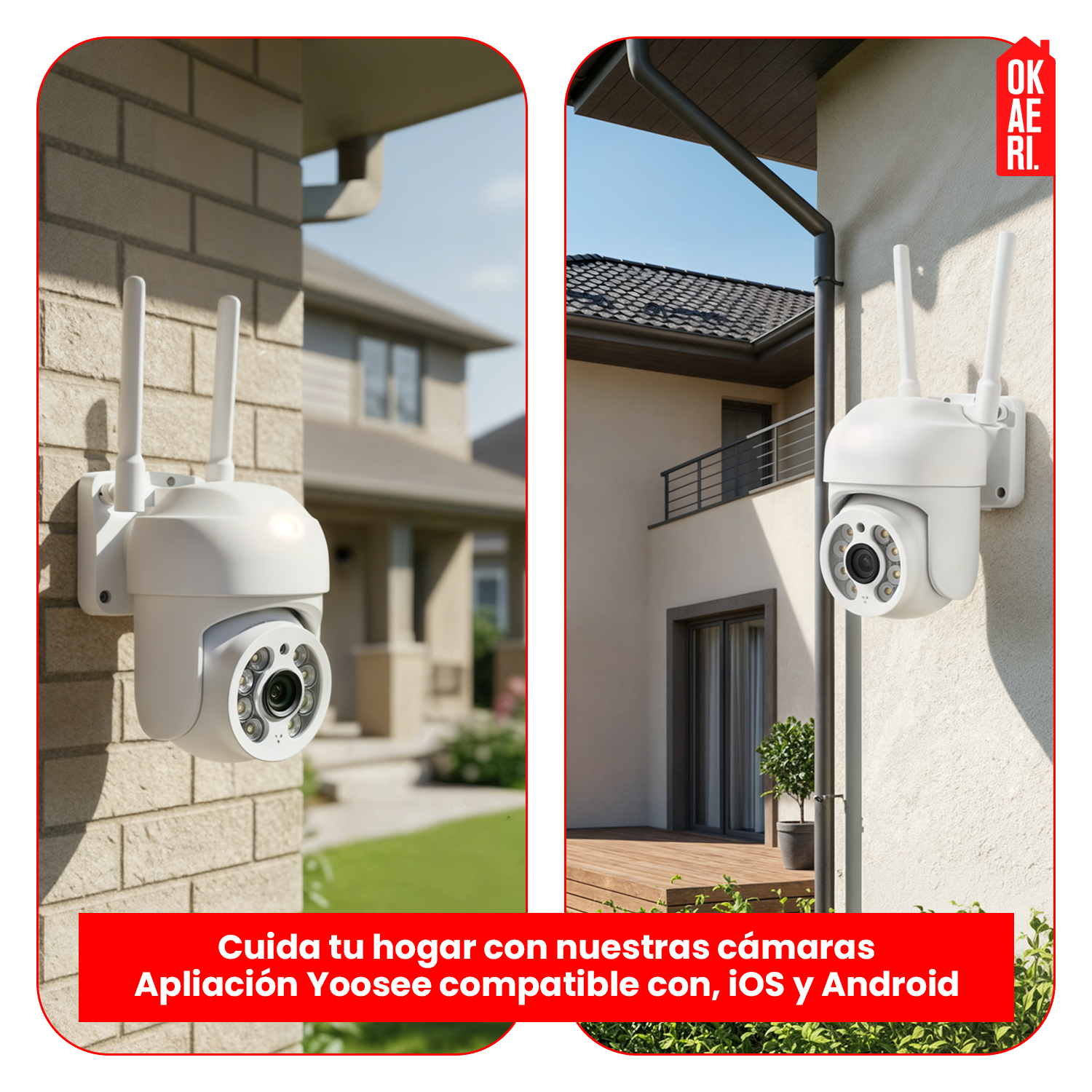 Cámara Ip Con Sensor De Movimiento Impermeable Wifi Full Hd-7