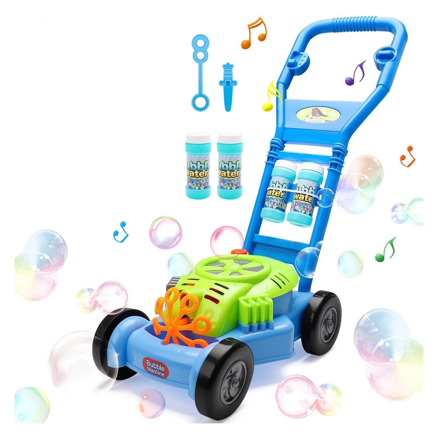 Lanza Burbujas Juguete Corta Pasto Niños Caminador-9