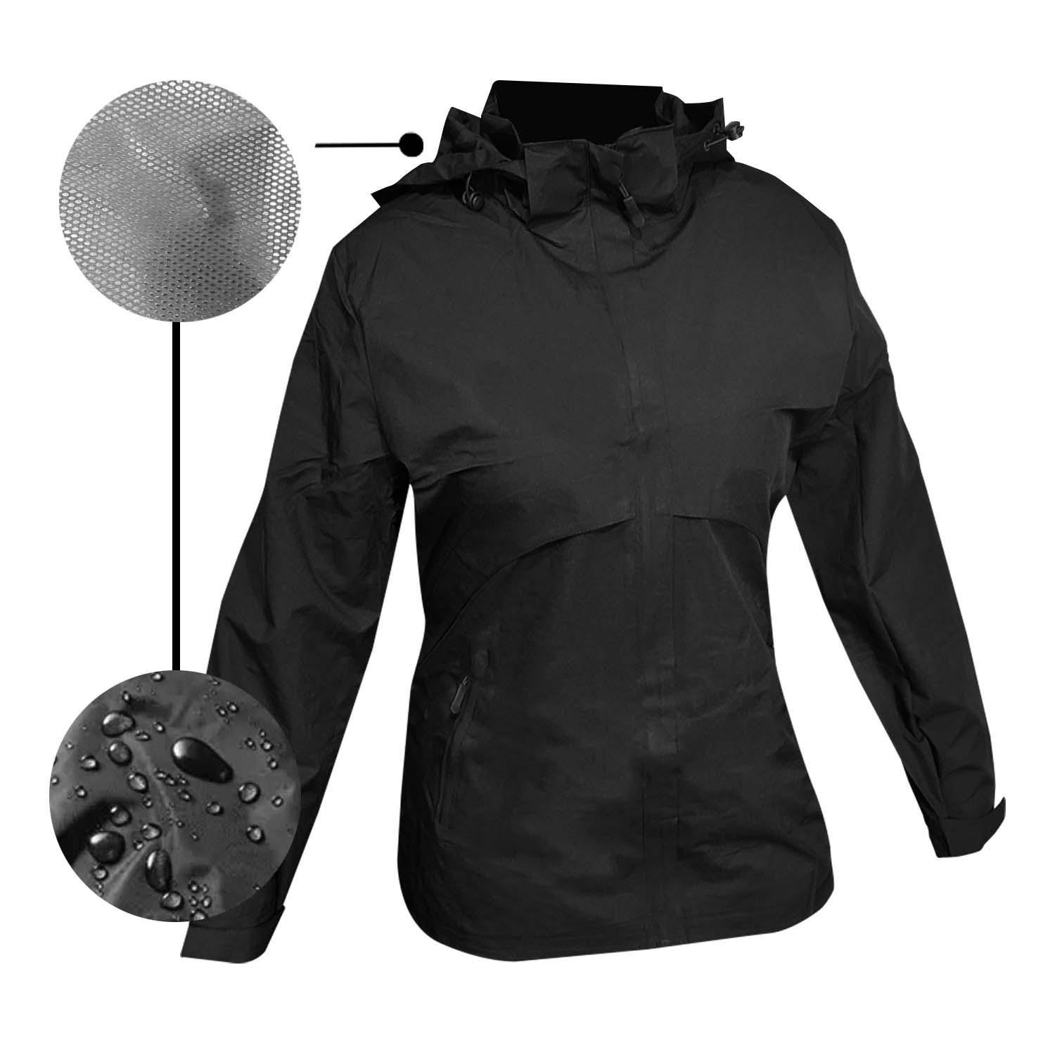 Chaqueta Cortaviento Impermeable Mujer-2