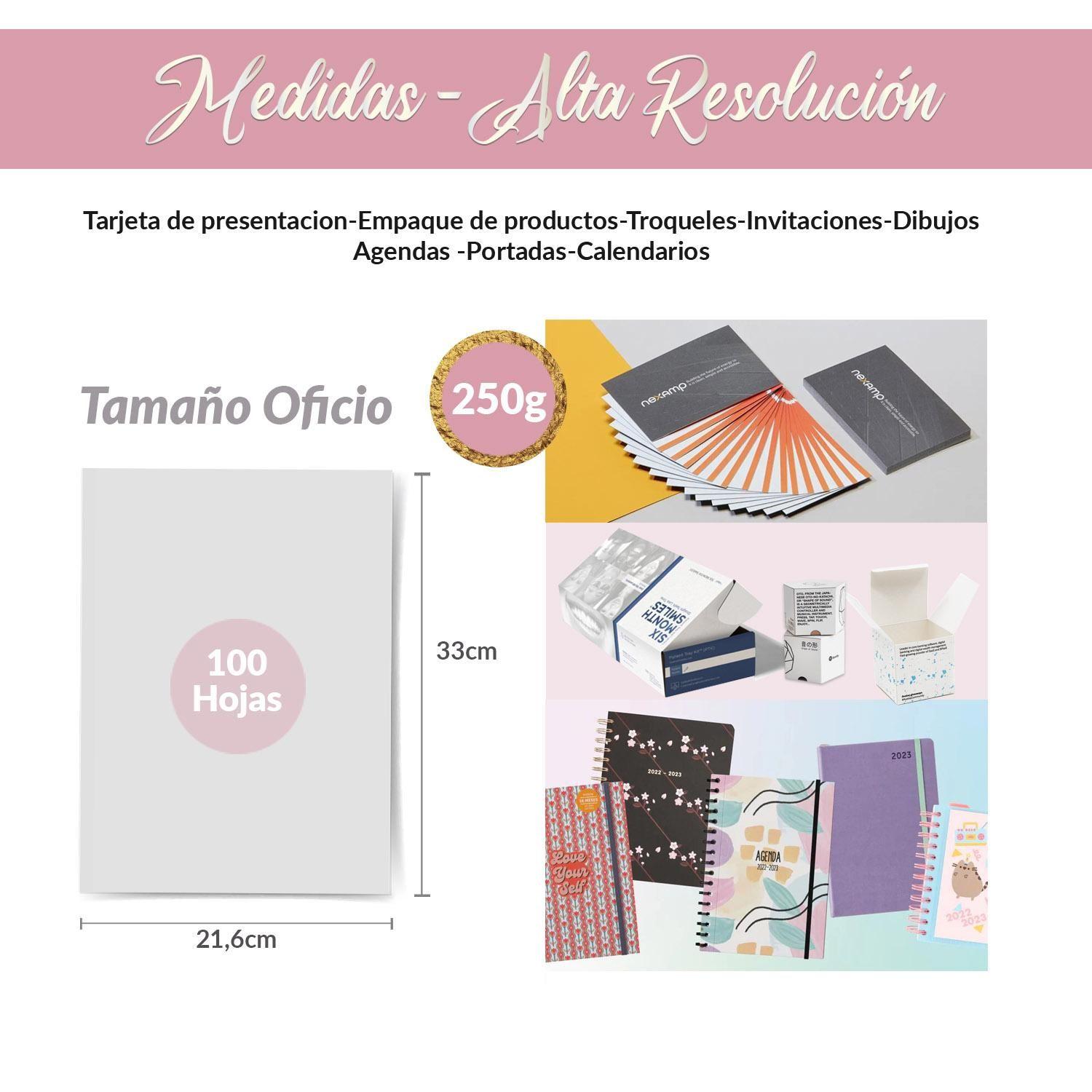 Opalina Lisa Extra Blanca Premium 250G Oficio 100 h Cursor-4