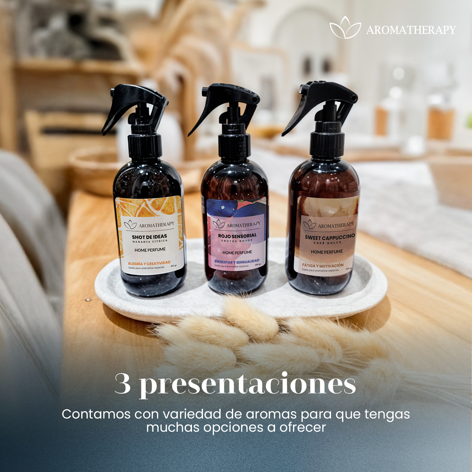 PACK X6 HOME SPRAY AROMATHERAPY 250ML KIT MAYORISTA-5