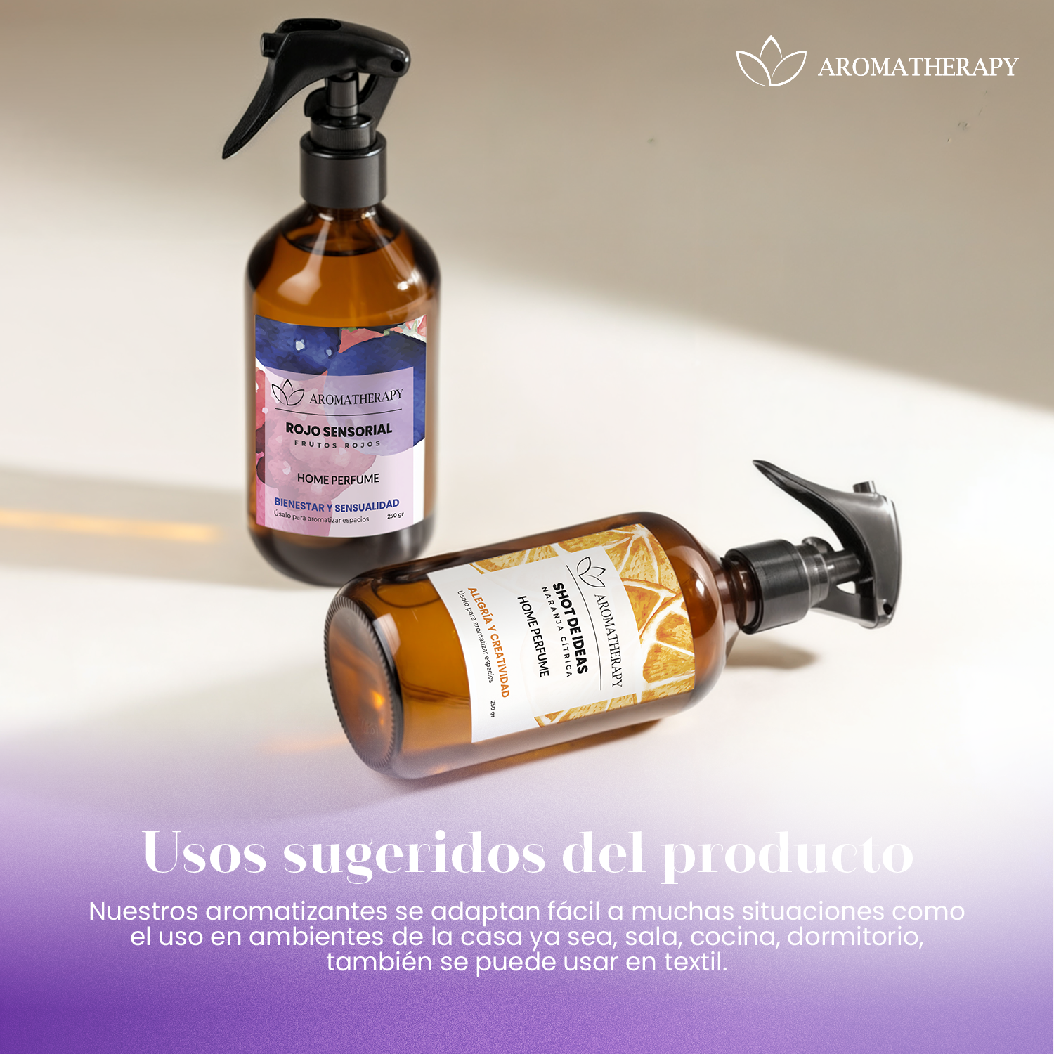 PACK X6 HOME SPRAY AROMATHERAPY 250ML KIT MAYORISTA-6