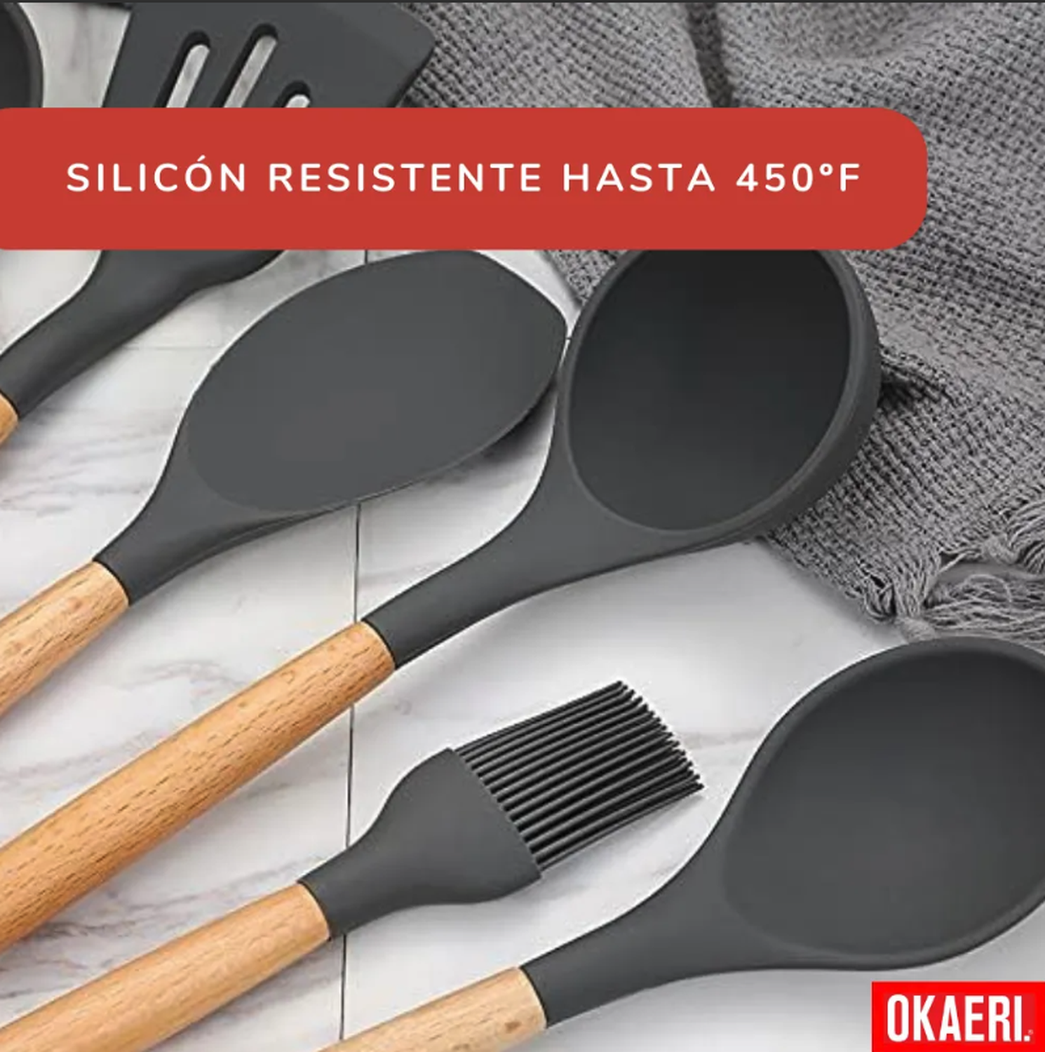 12 Piezas De Palas Y Espátulas Utensilios Rosa Okaeri Reposterías-2