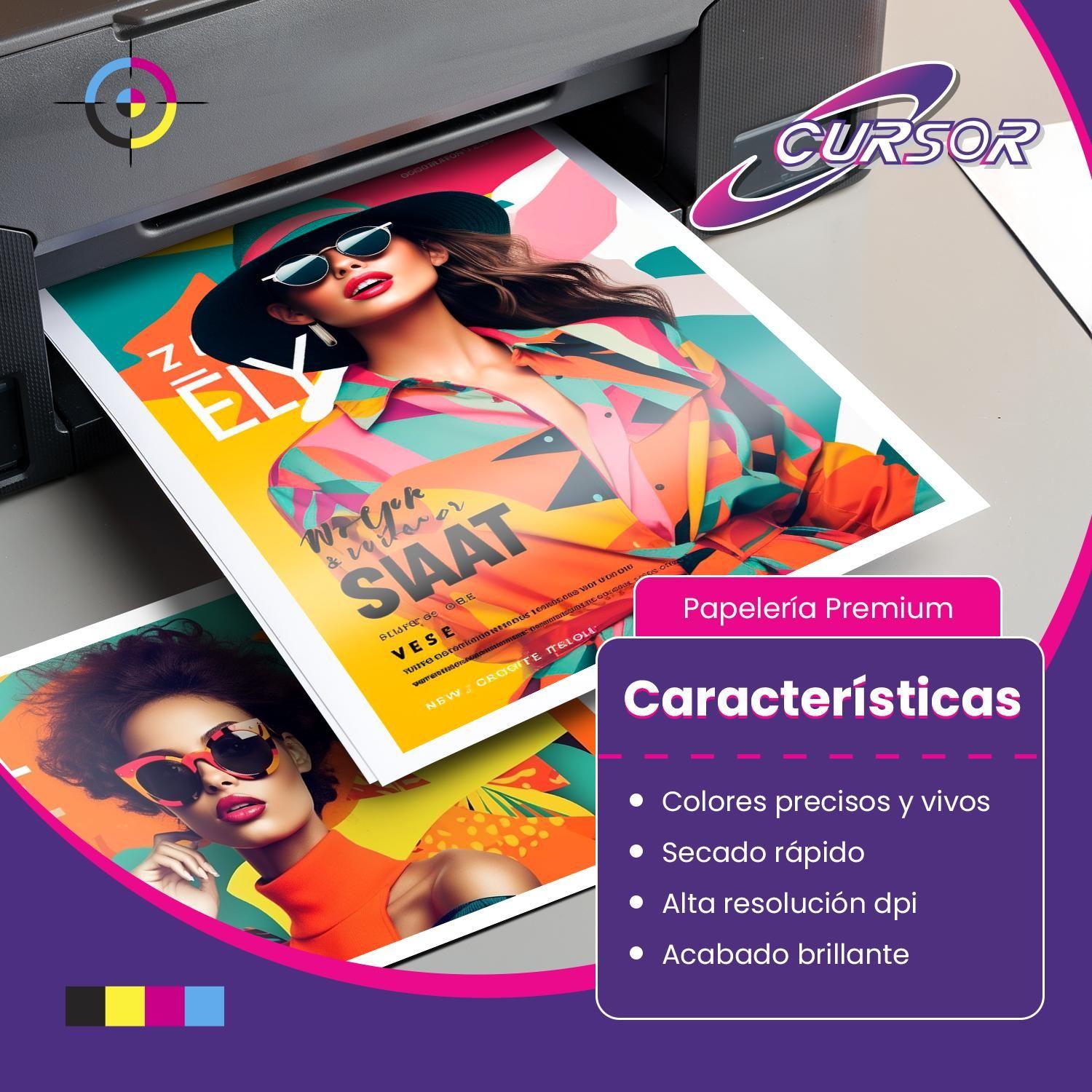 Papel Fotografico Glossy/brillante A4 200gr 100hjs-4