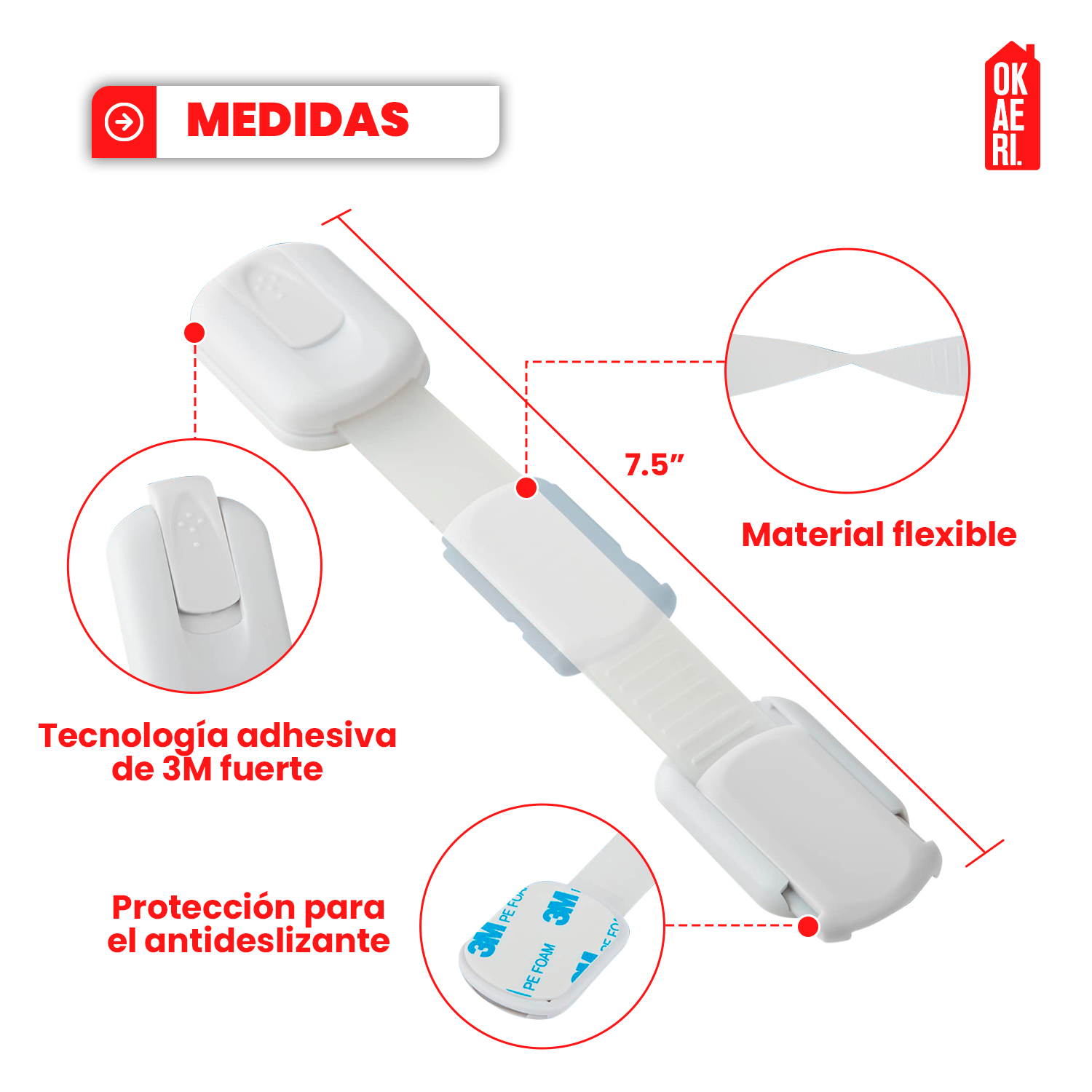 SET 8 TIRAS DE SEGURIDAD PARA CAJONES-1
