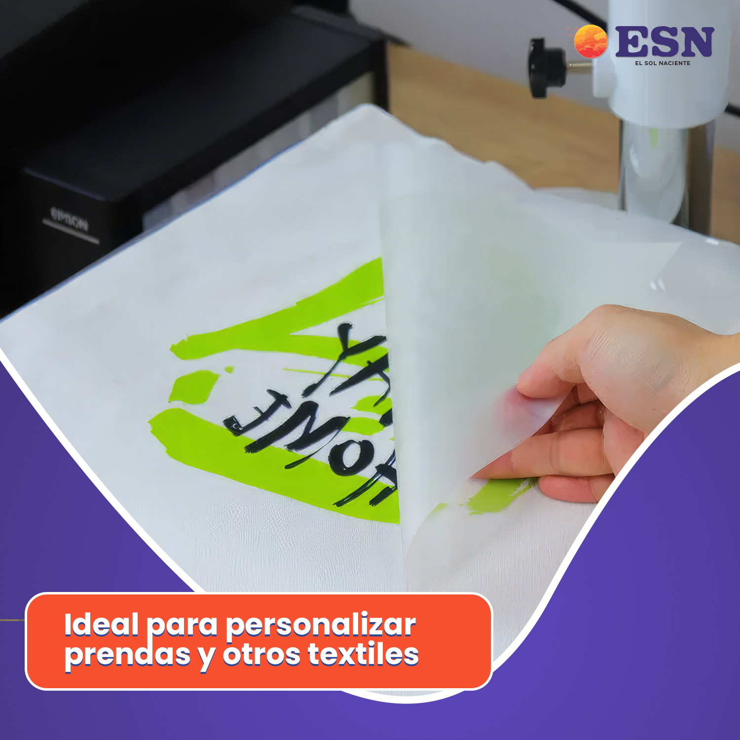 Papel Film Dtf A4 10 Hojas - Direct To Film - Esn-9