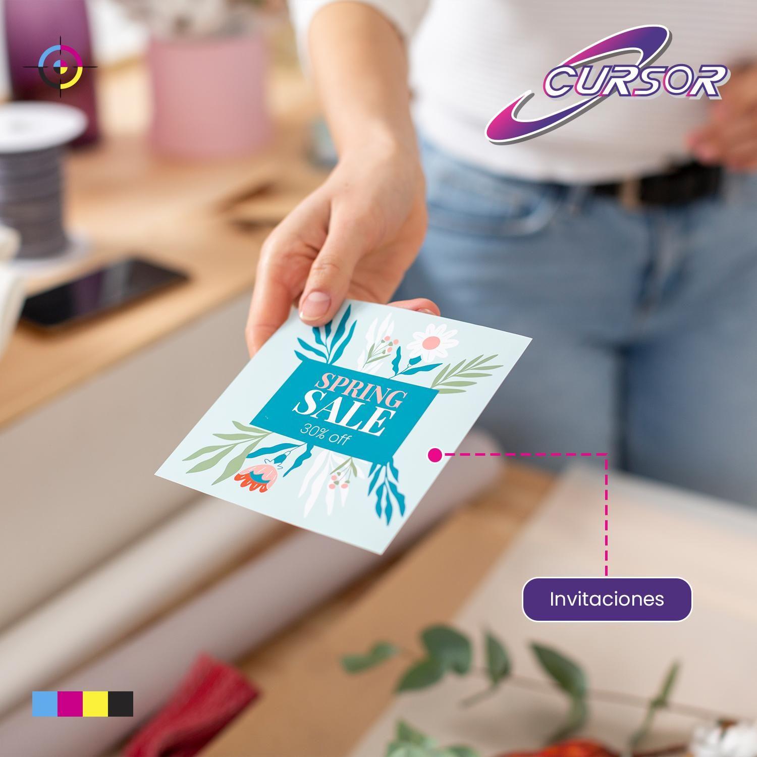 Papel Fotografico Glossy Carta/180gr/50 Hjs/ Cursor-8