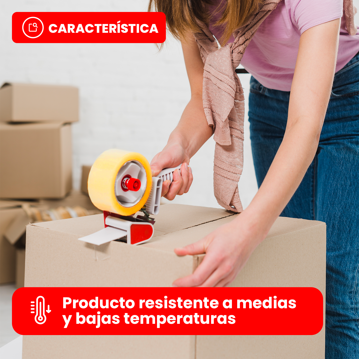 Pack 24x Cintas Embalajes Rollos 100 Mts 48mm Transparentes-3