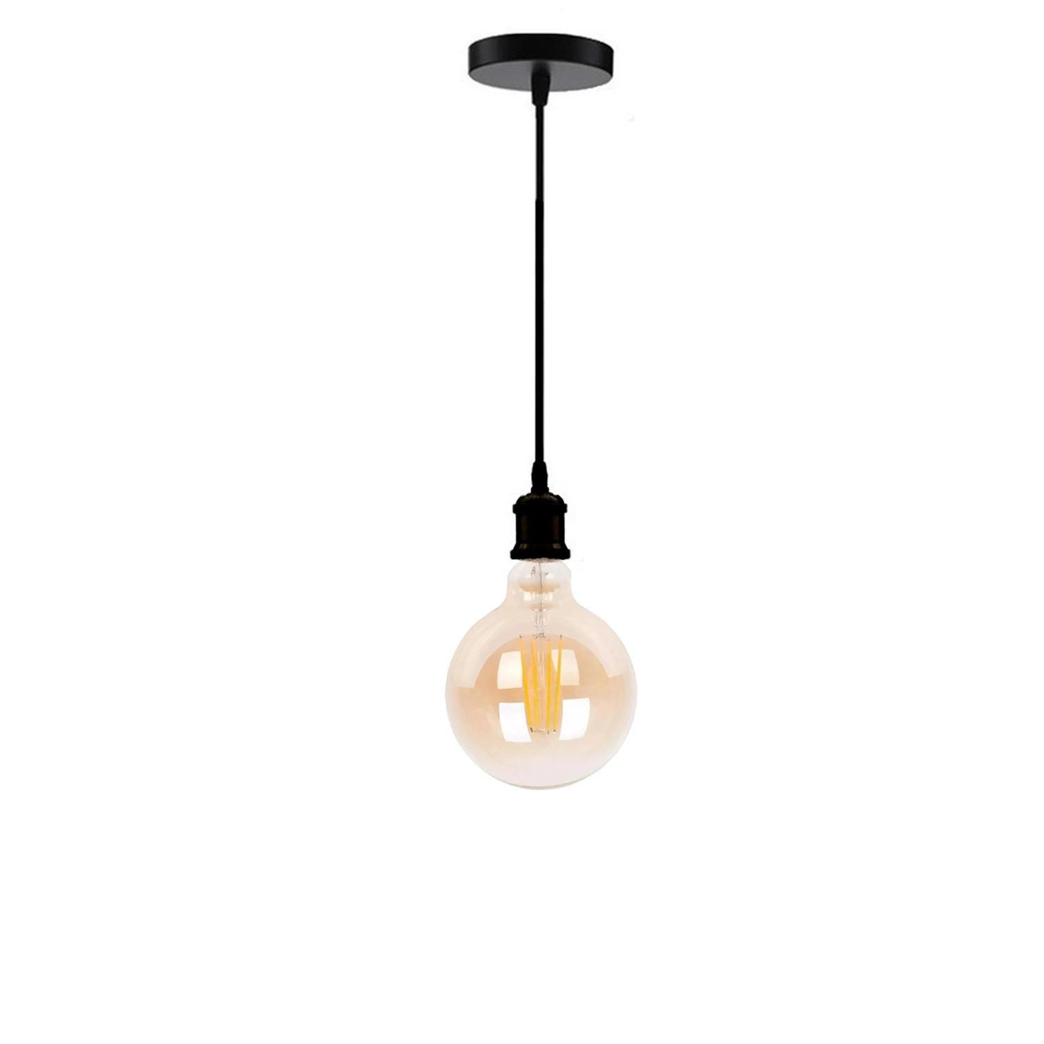 Lampara Colgante Retro Vintage + Amp Filamento G95 Hyundai-4