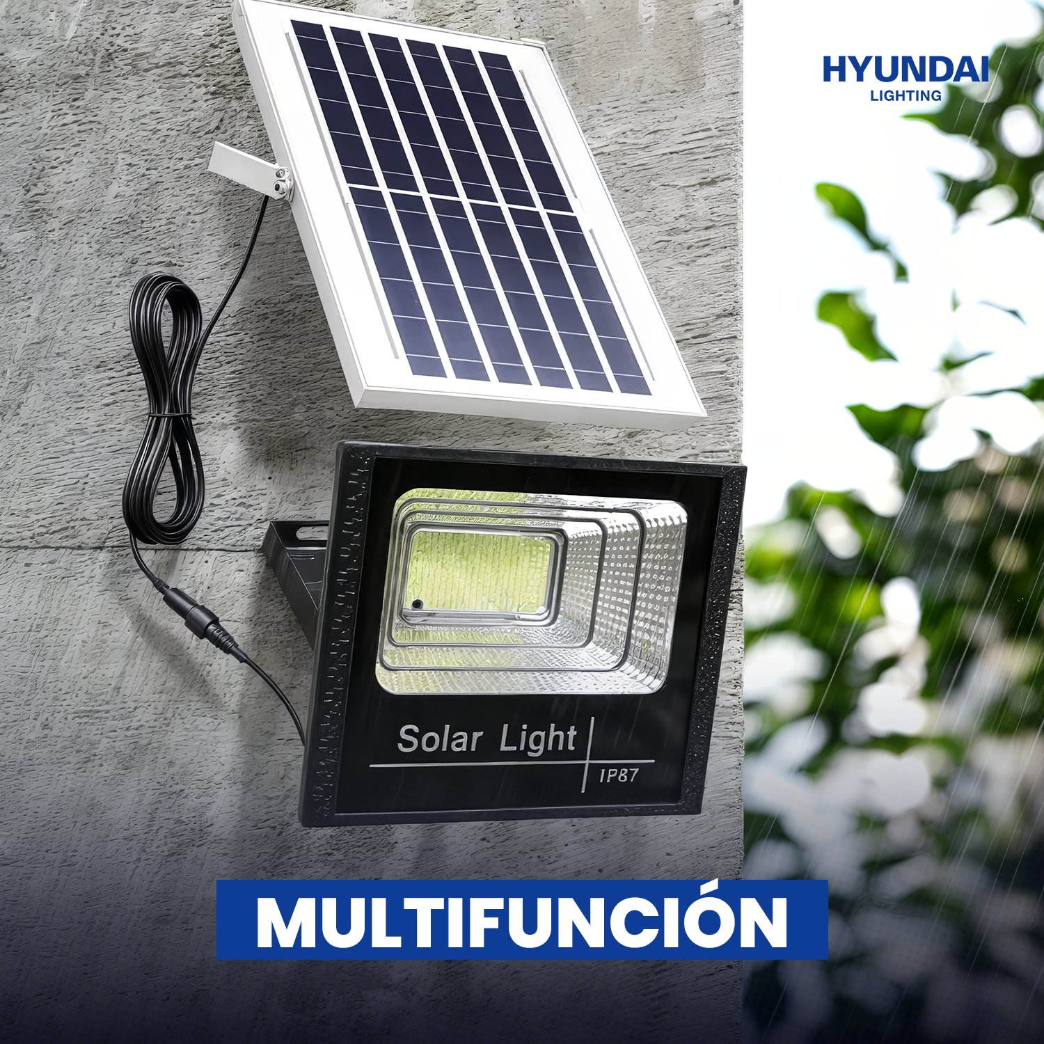 Foco Reflector Solar Interior Y Exterior 200w/p8-200-4