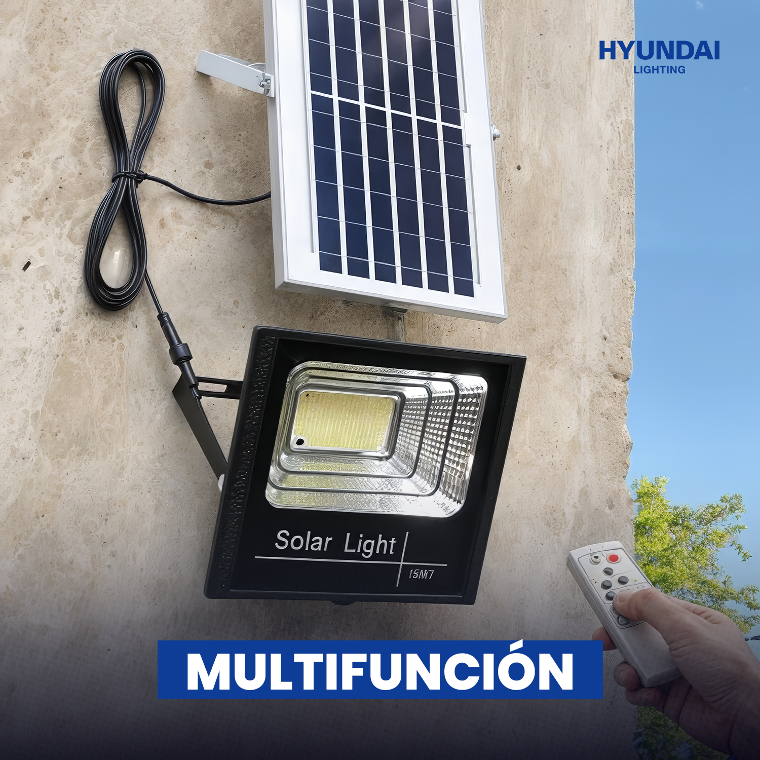 Foco Reflector Solar Interior Y Exterior 200w/p8-200-5