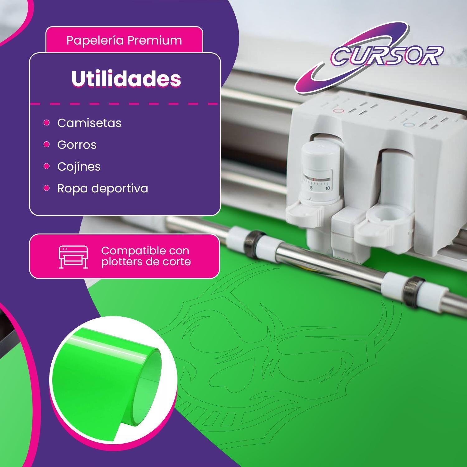 Vinilo Pu Fosforescente Diseños 1f 61 Cm X 1 Metro Cursor-3