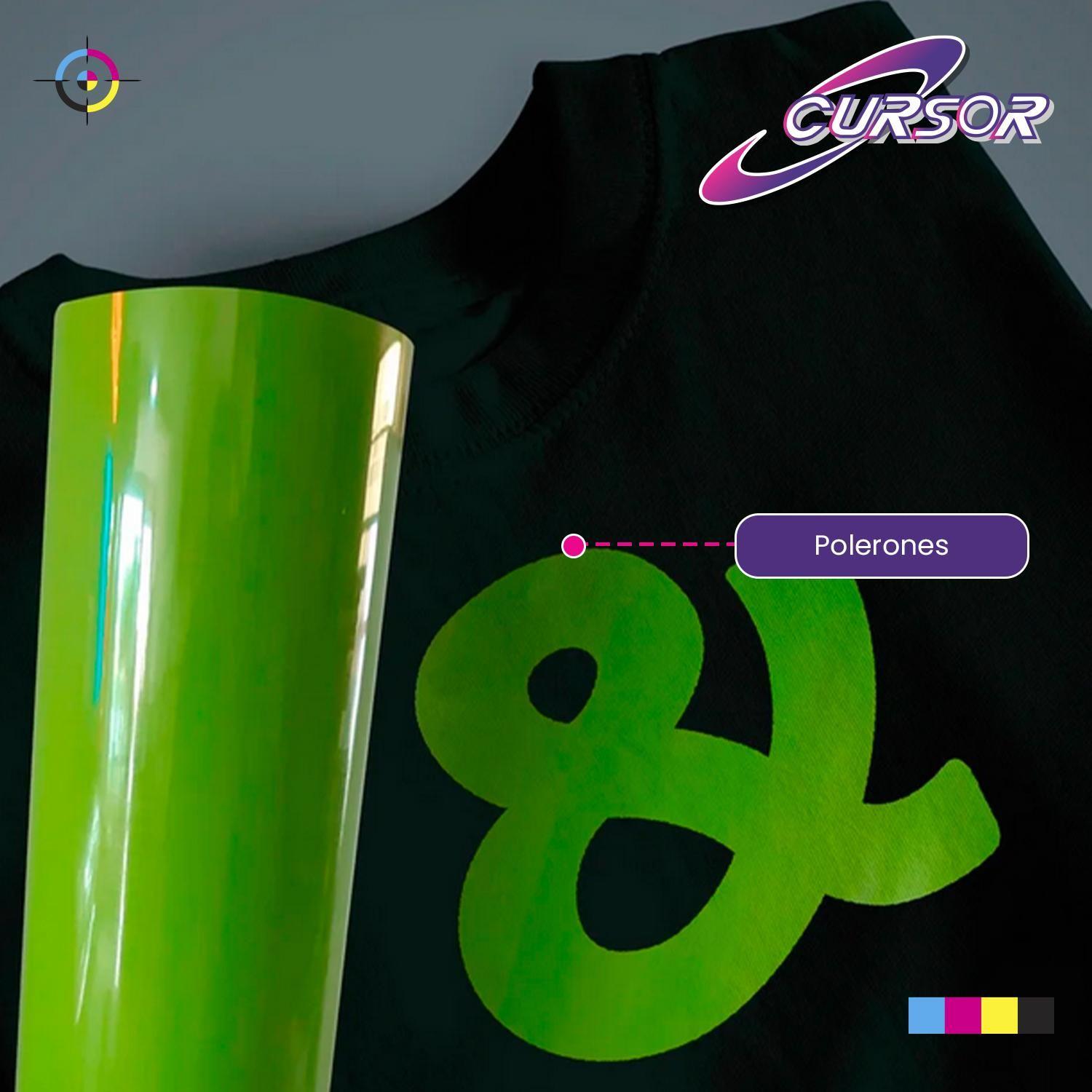 Vinilo Pu Fosforescente Diseños 1f 61 Cm X 1 Metro Cursor-7