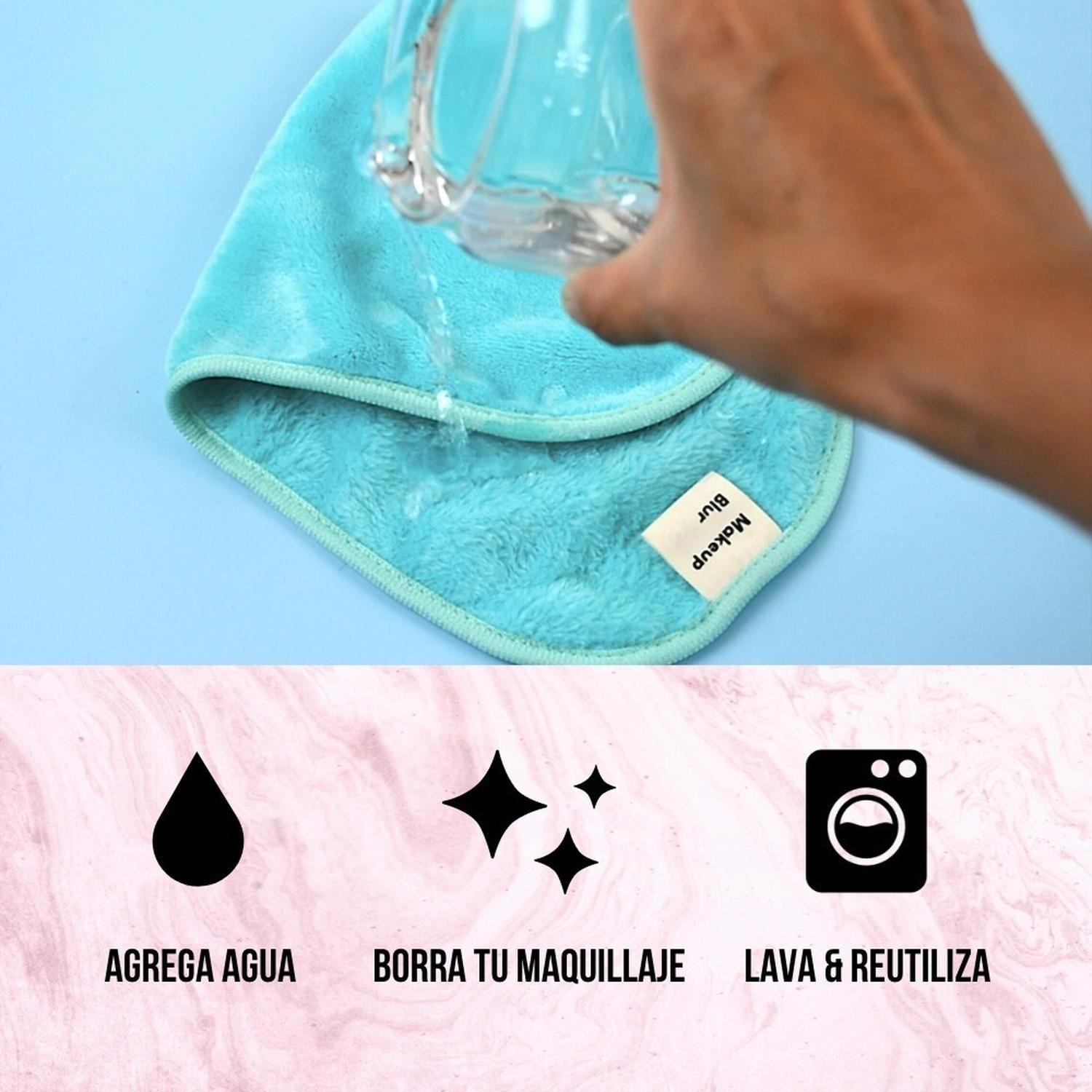 Toallas Desmaquillantes Reutilizables Ecológicas Makeup Blur-2