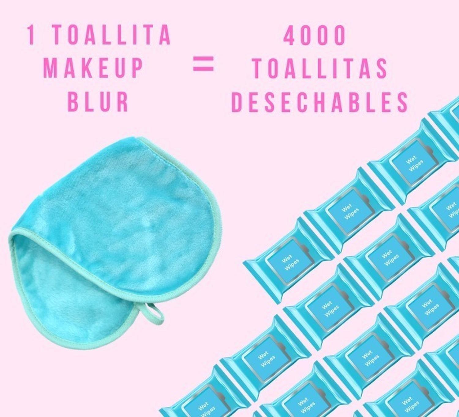 Toallas Desmaquillantes Reutilizables Ecológicas Makeup Blur-3