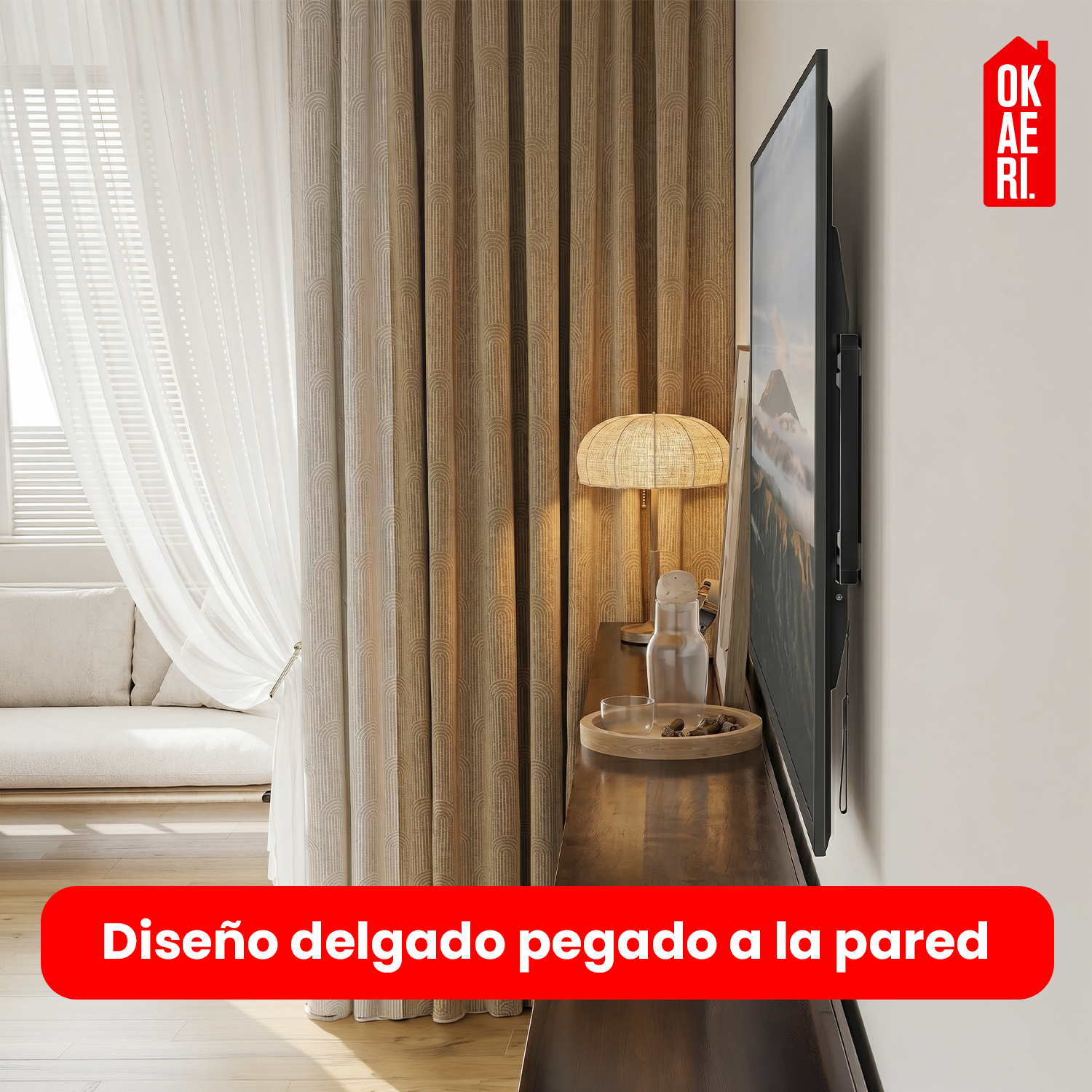 SOPORTE TV DE PARED FIJO 24 A 60" OKAERI-3