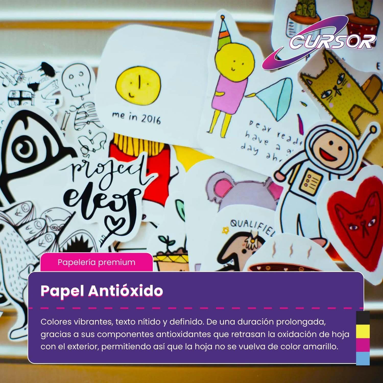 Papel Adhesivo Glossy Antioxido A3/135g/50 Hojas-3