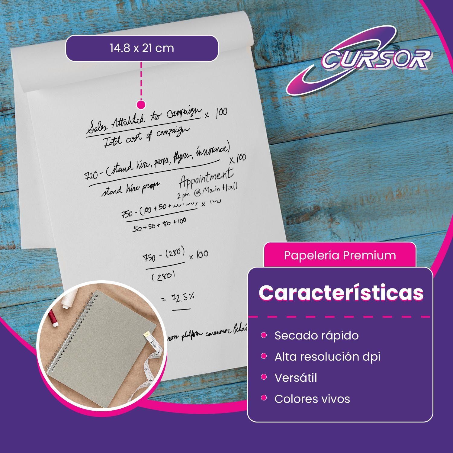 Pack Agenda A5 Bond 106 Grs. Carton Piedra - 10 Packs De 100-5