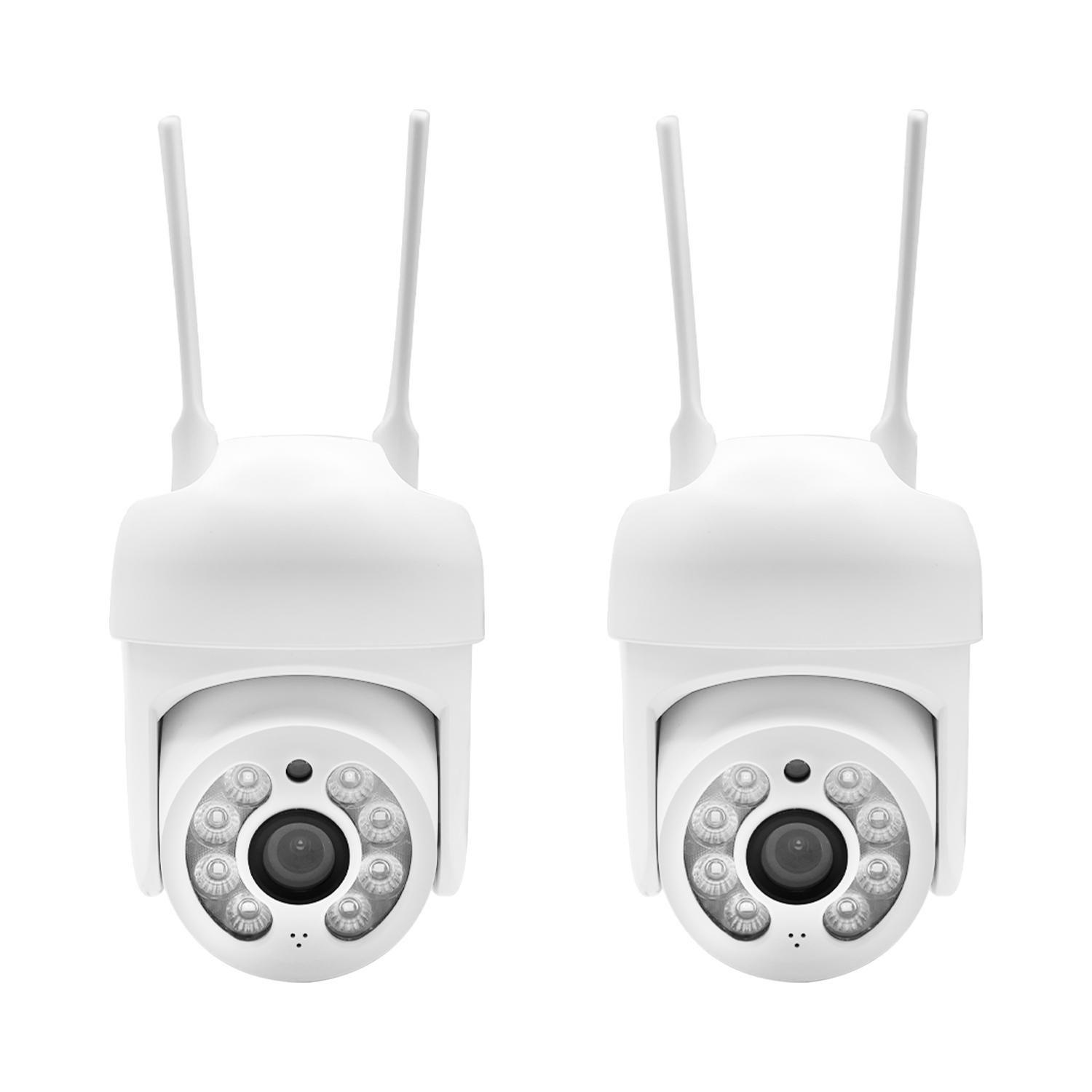 Pack X2 Camara Ip Wifi Exterior Inalambrica Hd-2