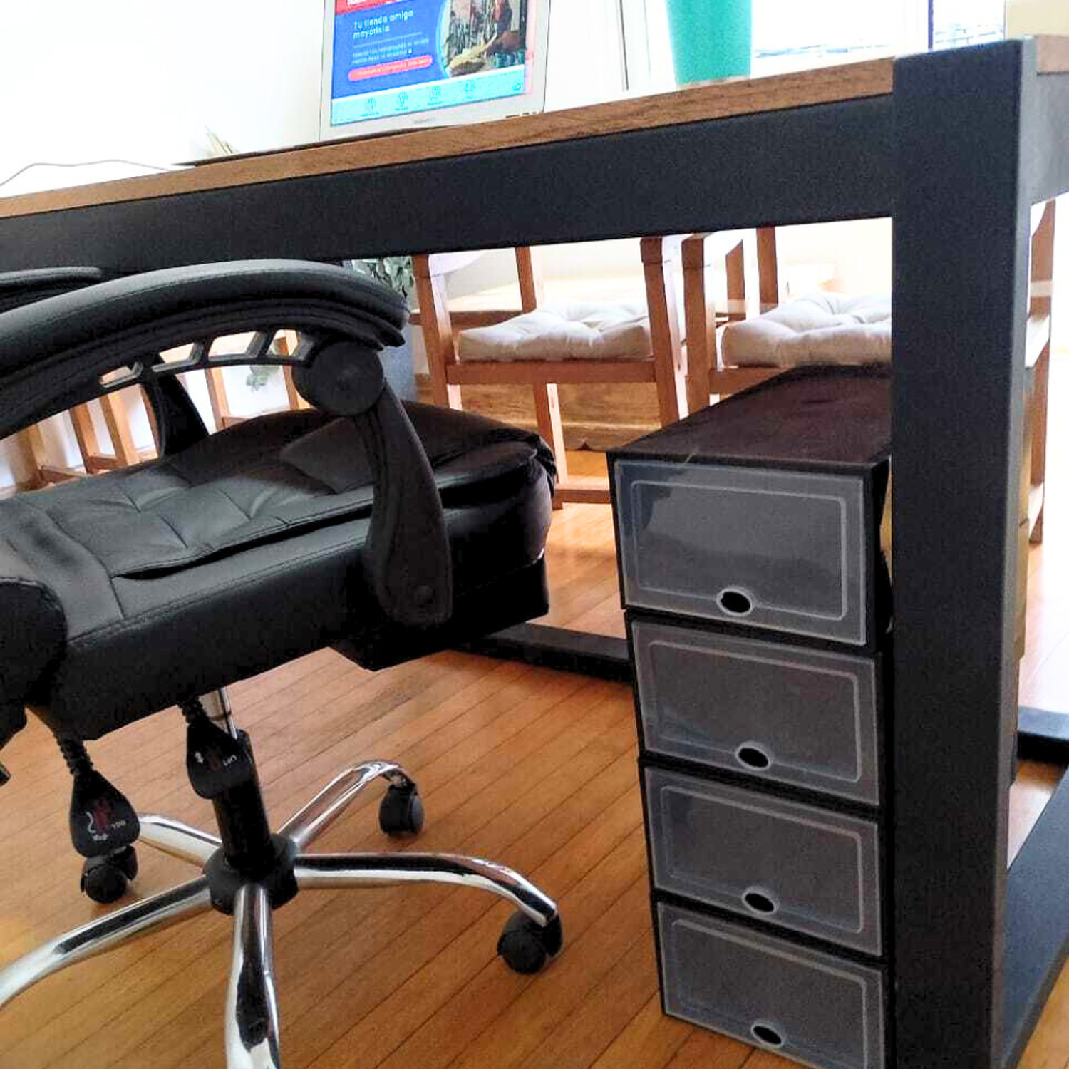 12 Cajas De Zapatos Apilables Okaeri Zapatero Blanco-4